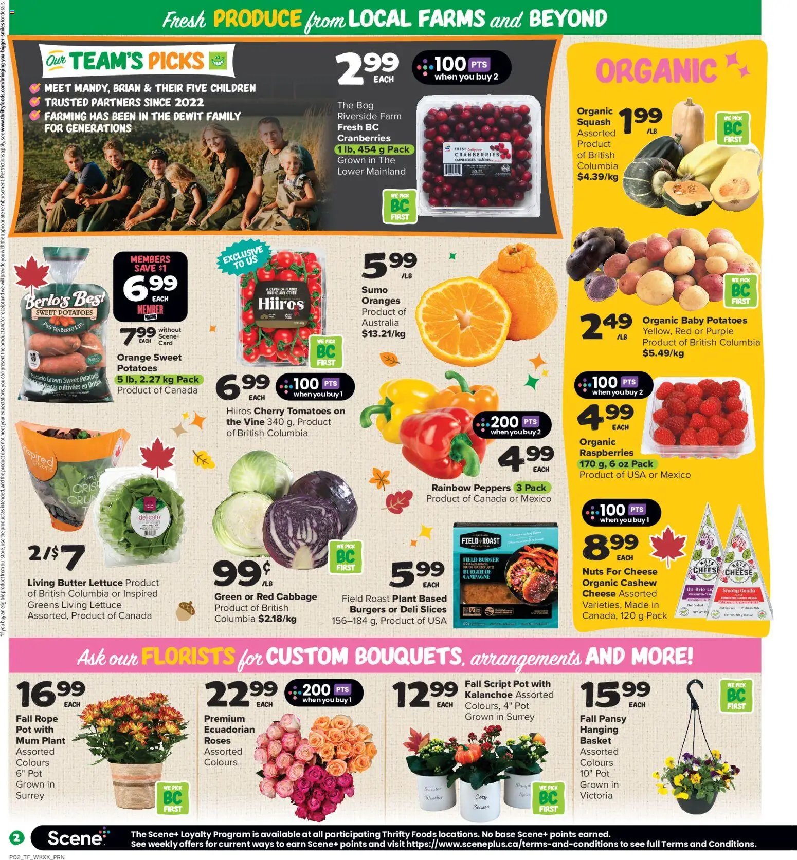 Thrifty Foods weekly flyer / circulaire