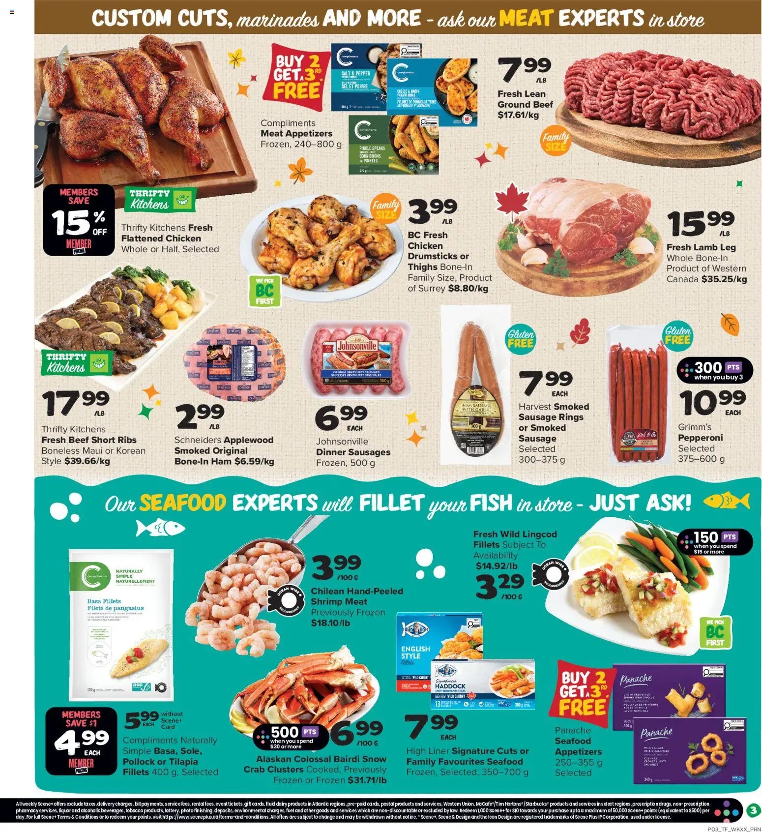 Thrifty Foods weekly flyer / circulaire