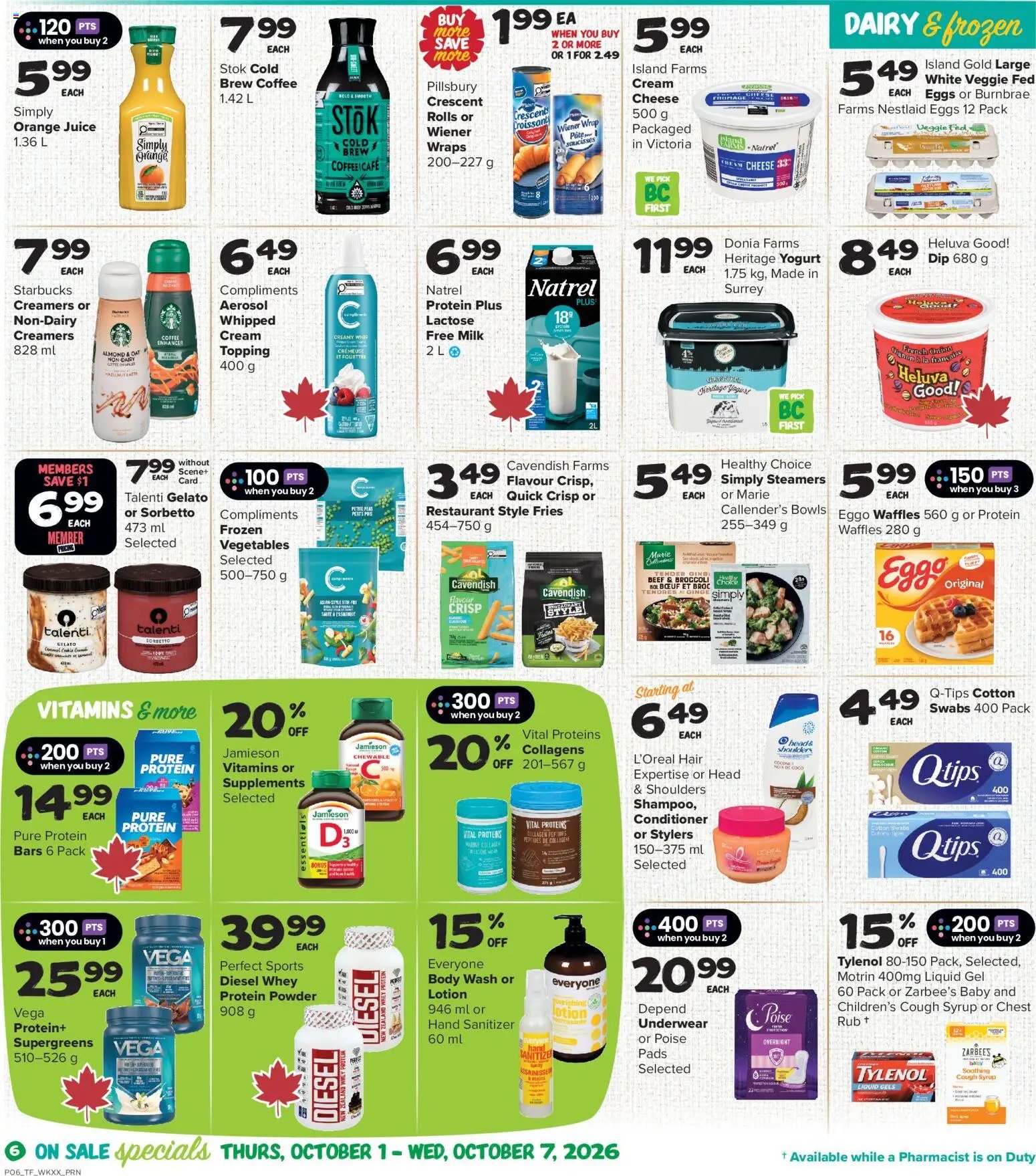 Thrifty Foods weekly flyer / circulaire