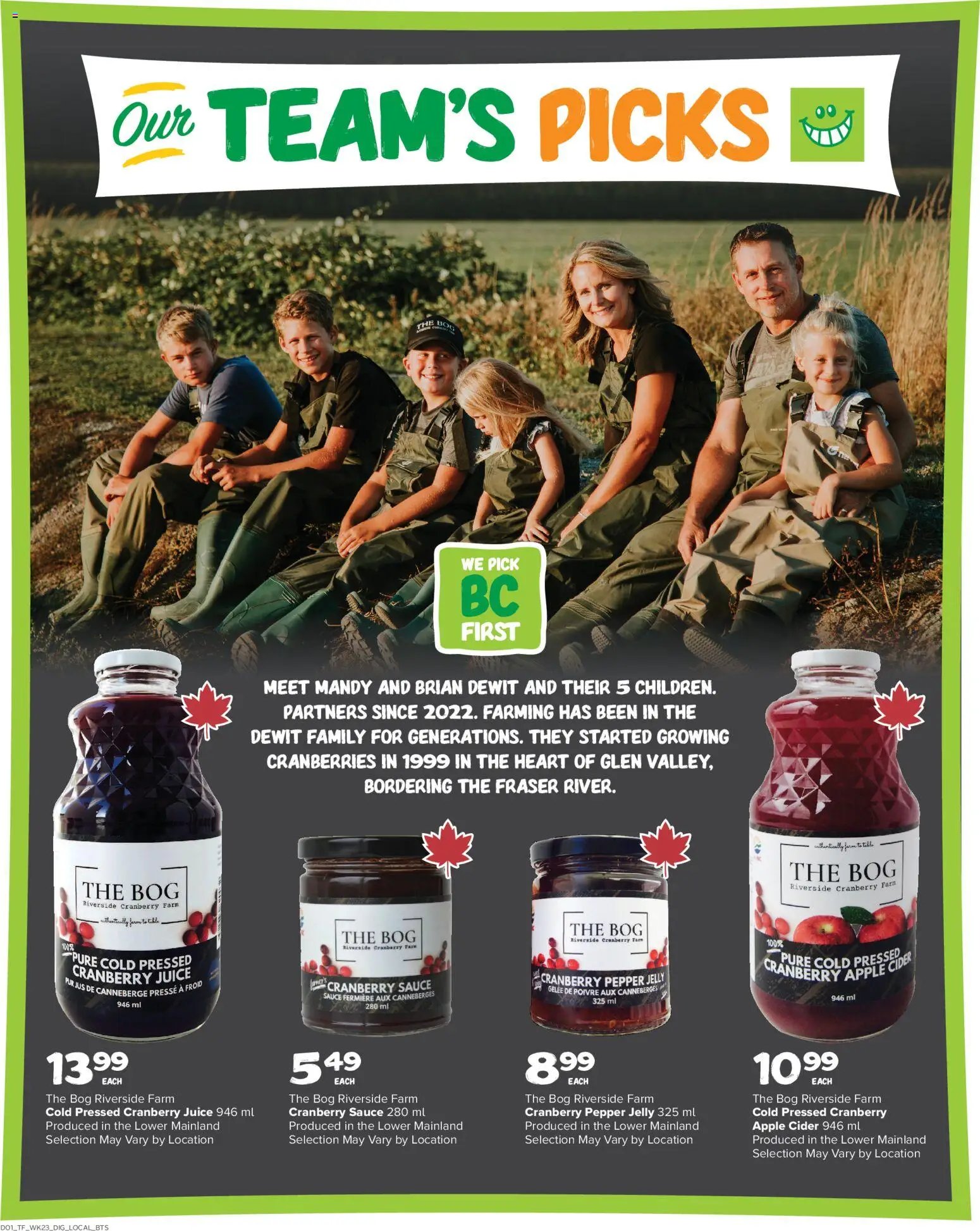 Thrifty Foods weekly flyer / circulaire