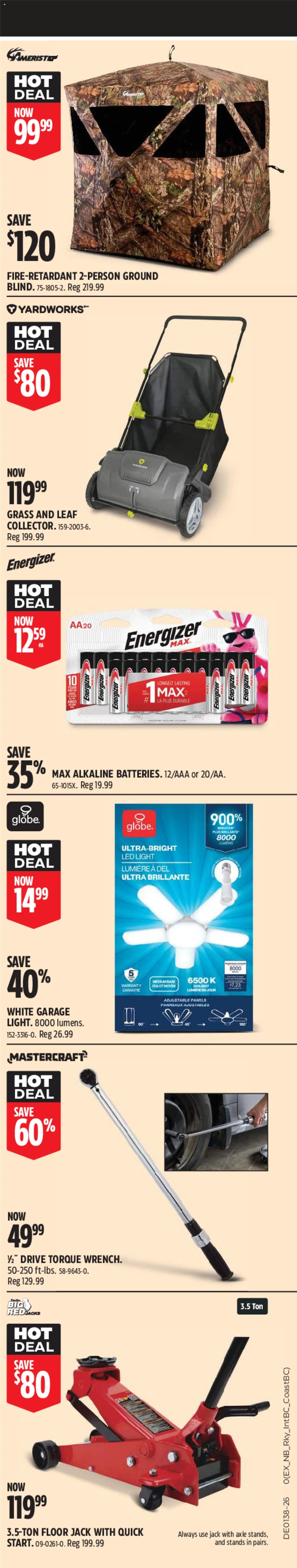 Canadian Tire flyer - Fall Big Red