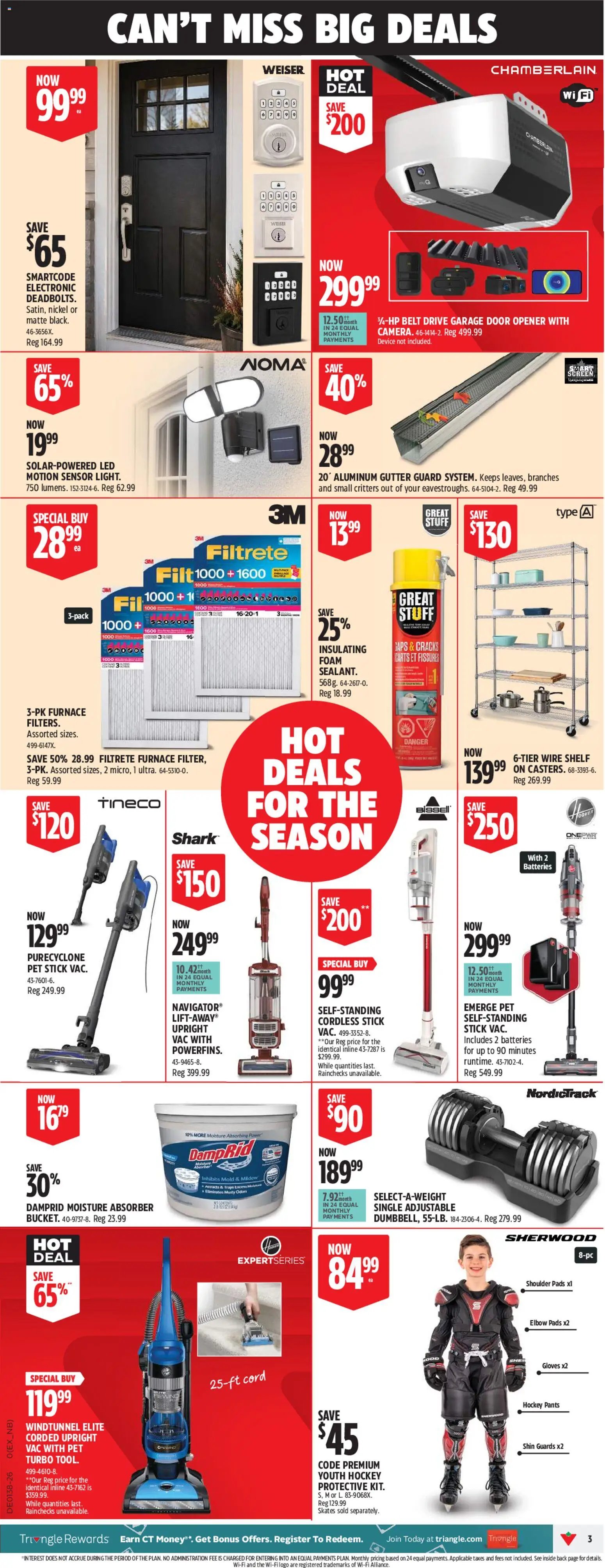 Canadian Tire flyer - Fall Big Red