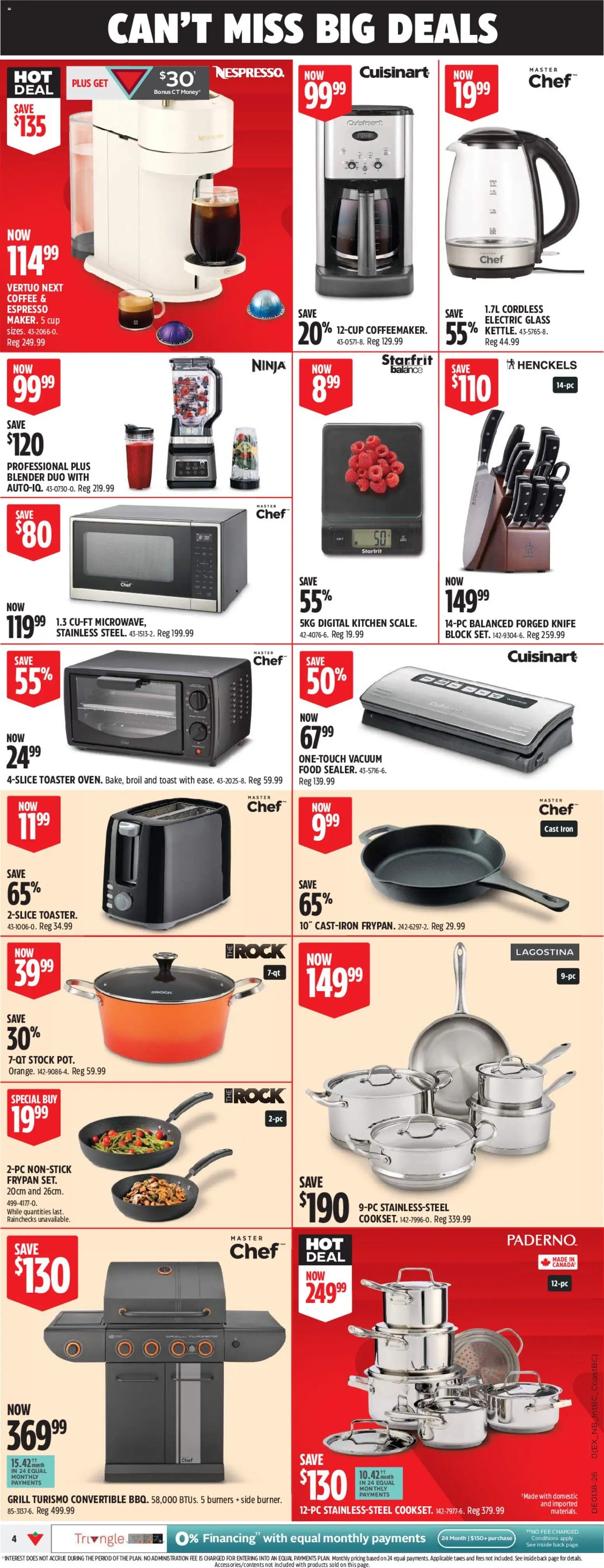 Canadian Tire flyer - Fall Big Red