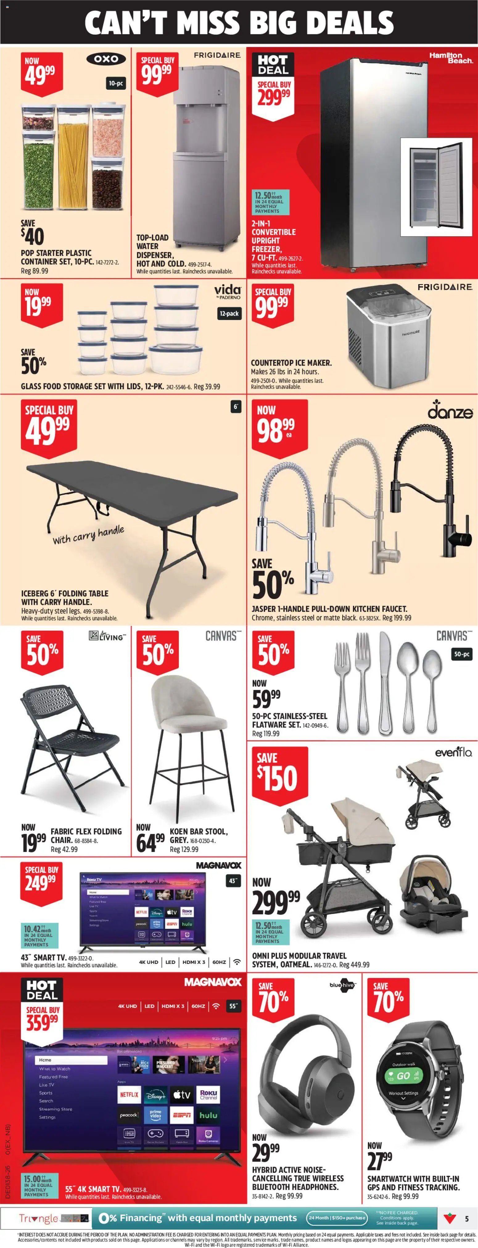 Canadian Tire flyer - Fall Big Red