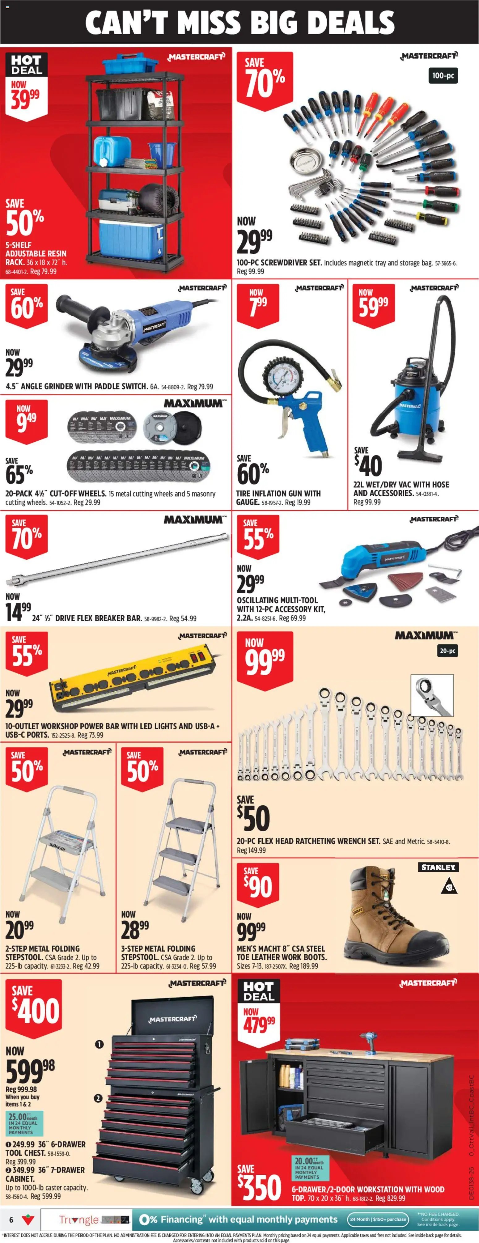 Canadian Tire flyer - Fall Big Red