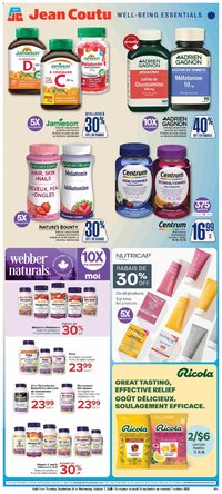 Jean Coutu - Natural products booklet