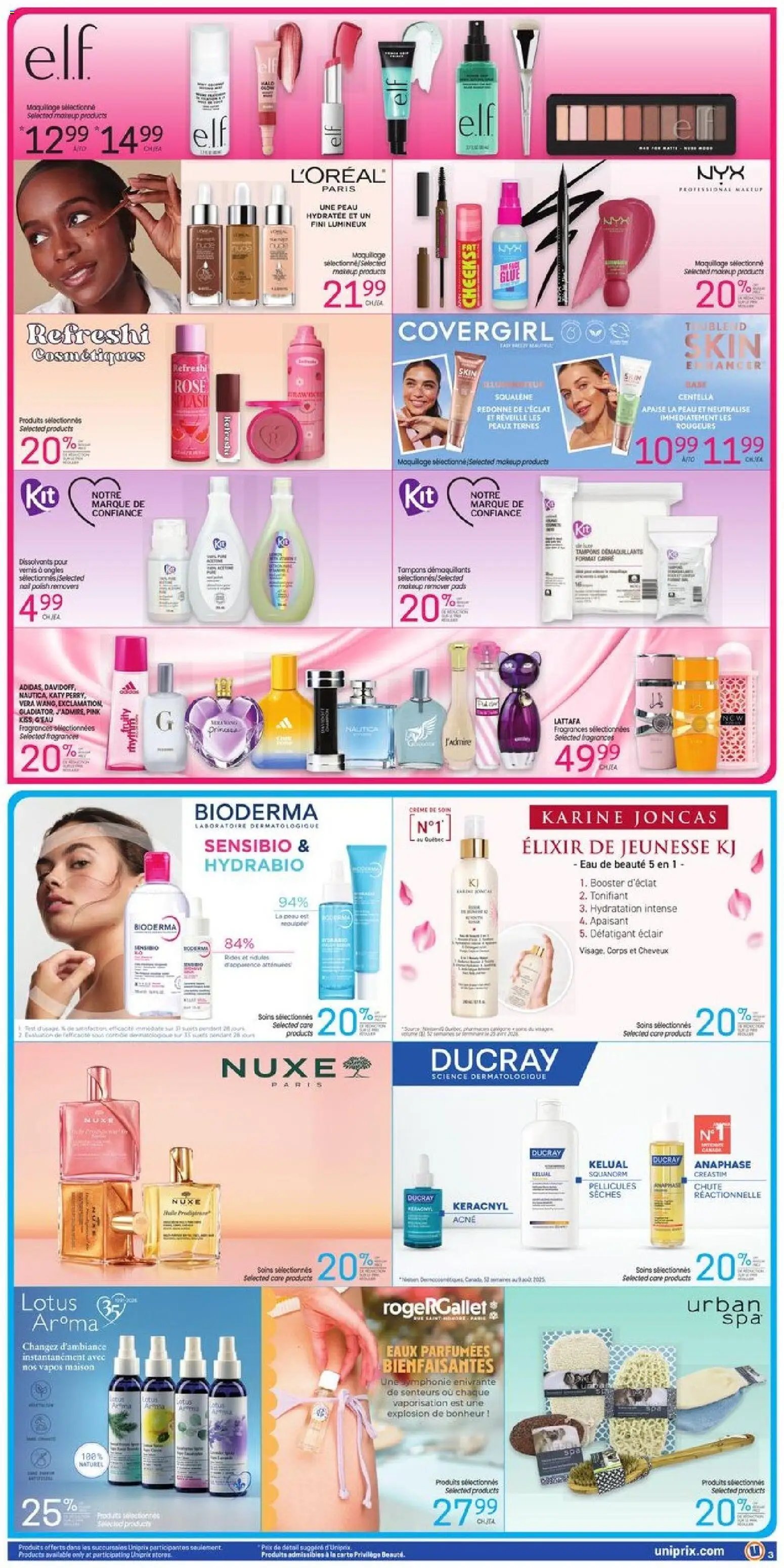 Uniprix weekly flyer / circulaire