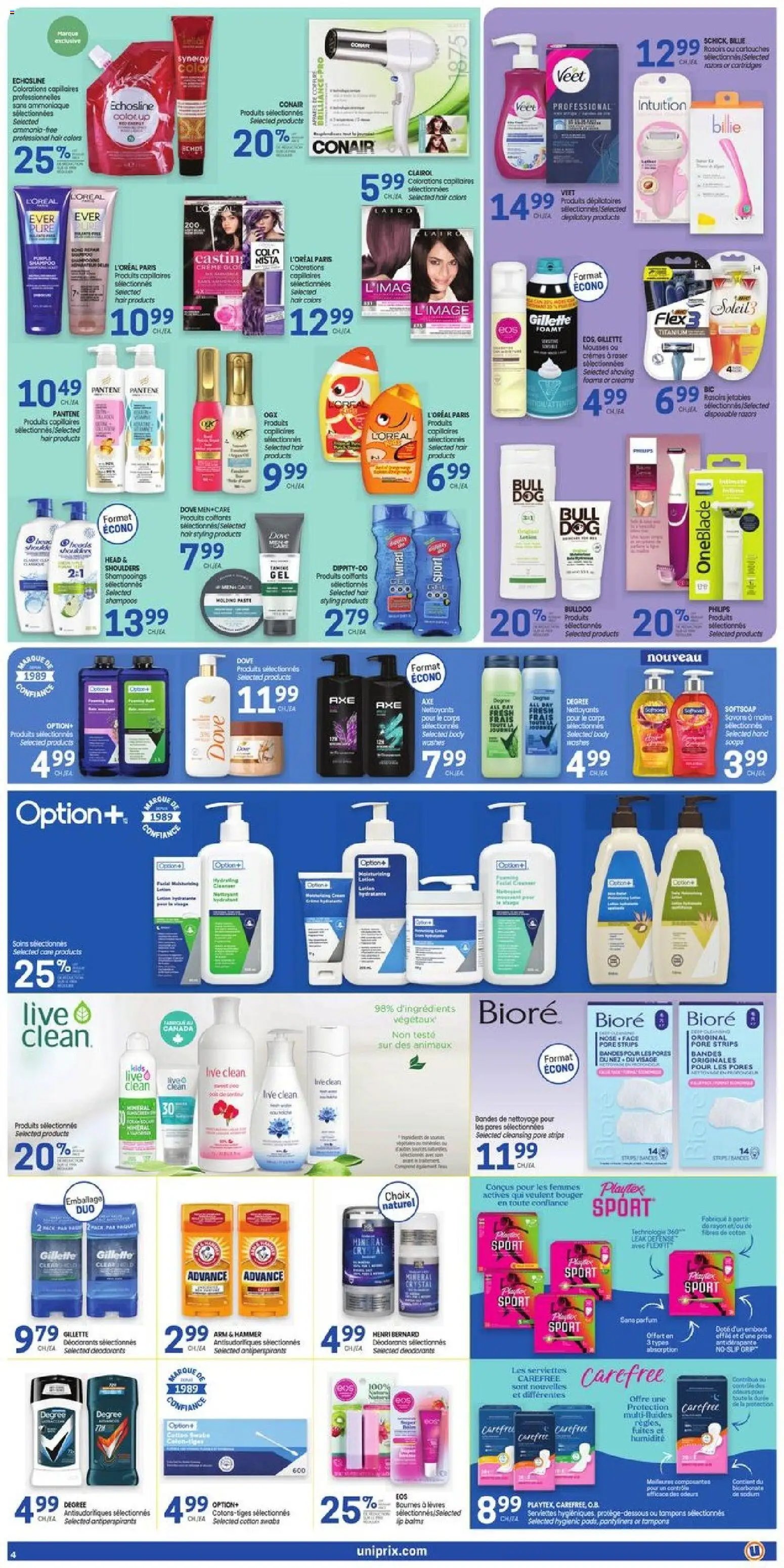 Uniprix weekly flyer / circulaire