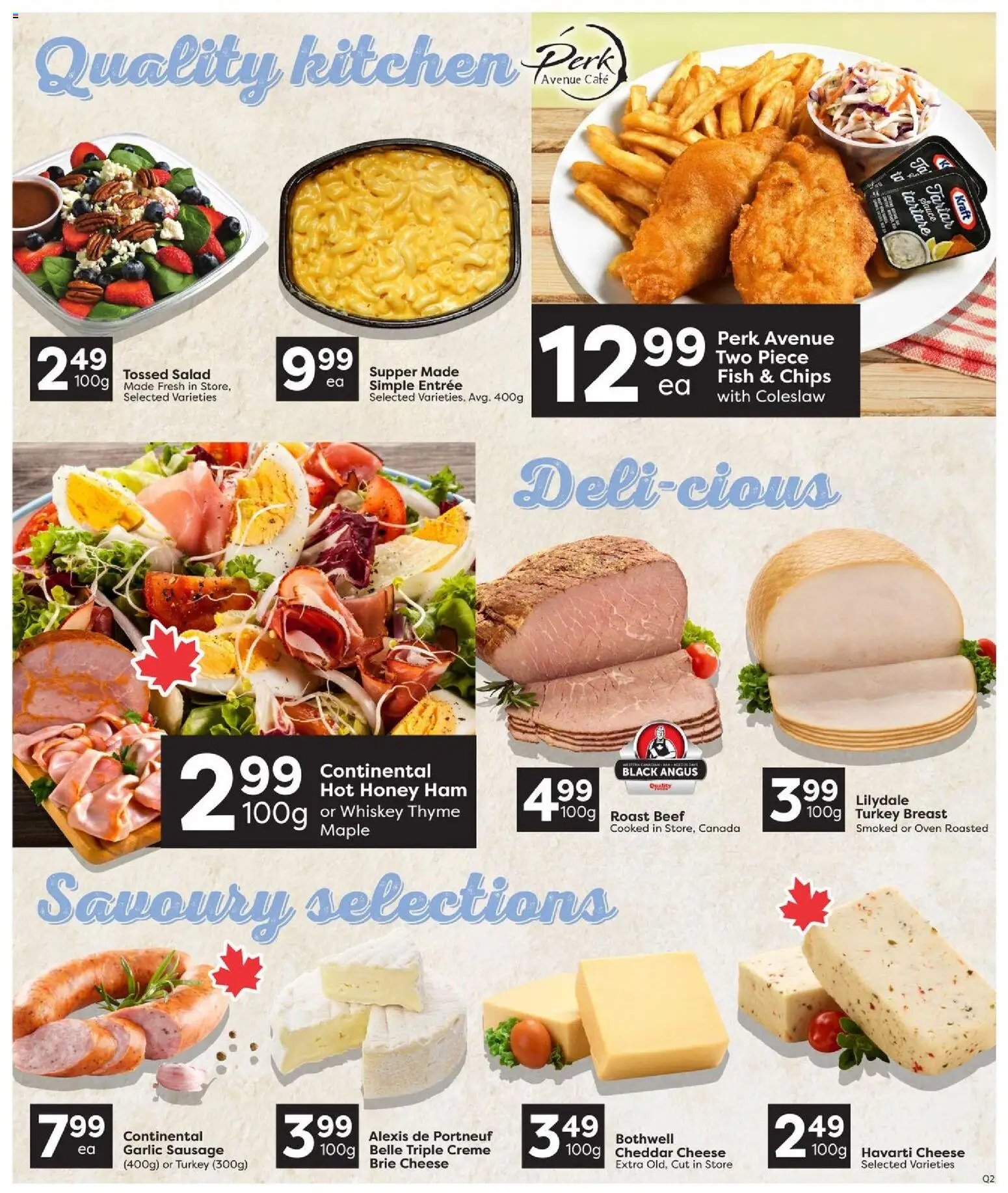 Quality Foods weekly flyer / circulaire