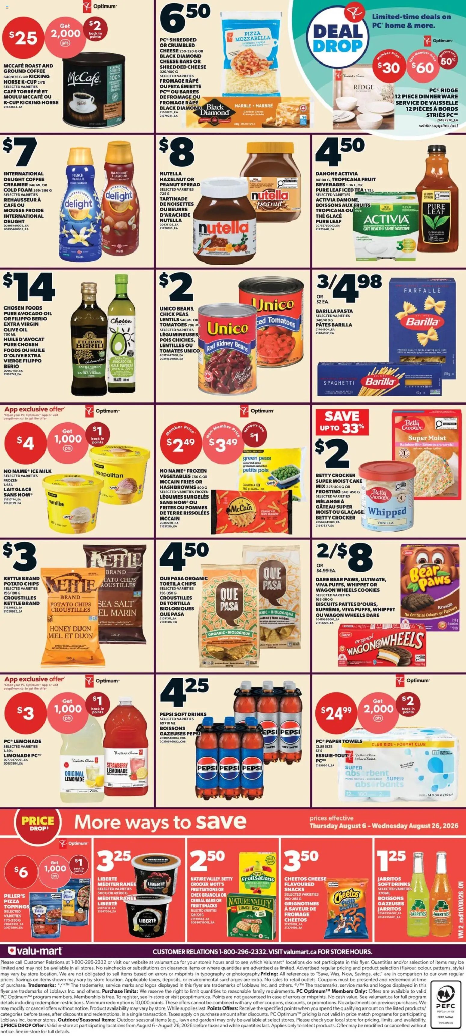Valu Mart weekly flyer