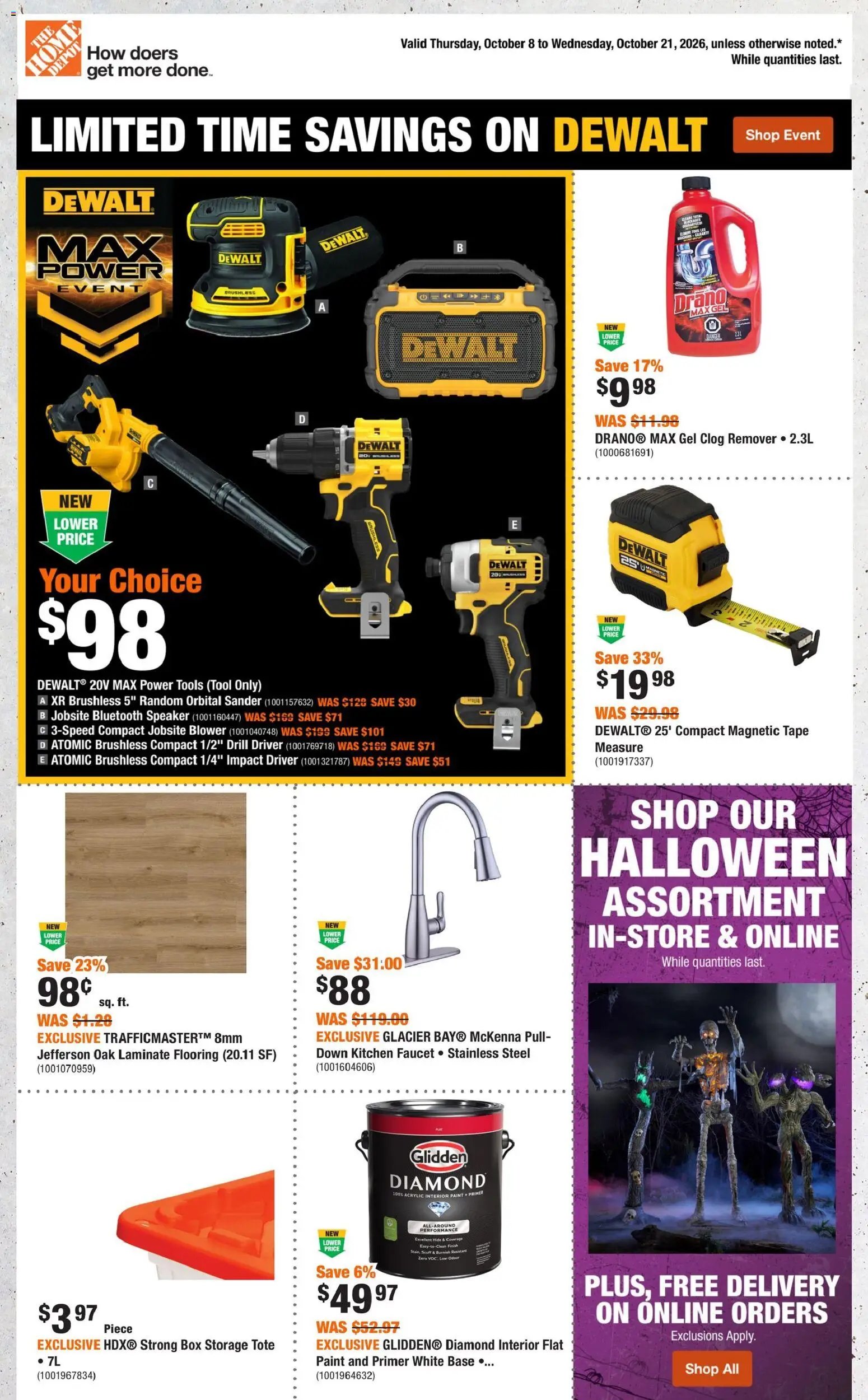 Home Depot weekly flyer / circulaire