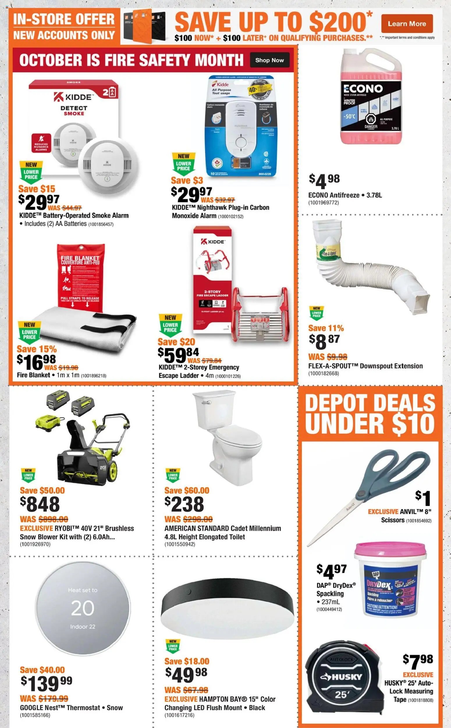 Home Depot weekly flyer / circulaire