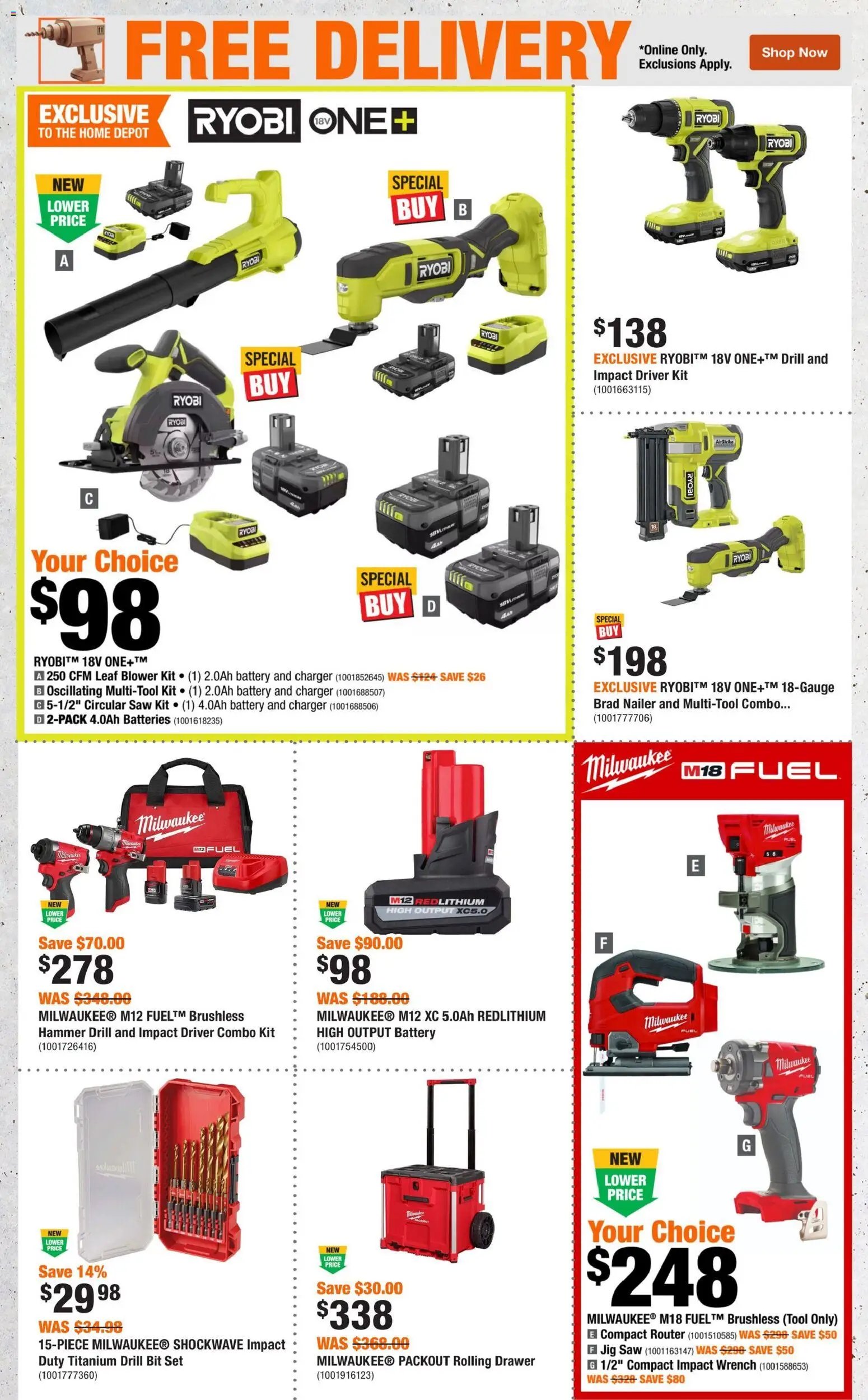 Home Depot weekly flyer / circulaire