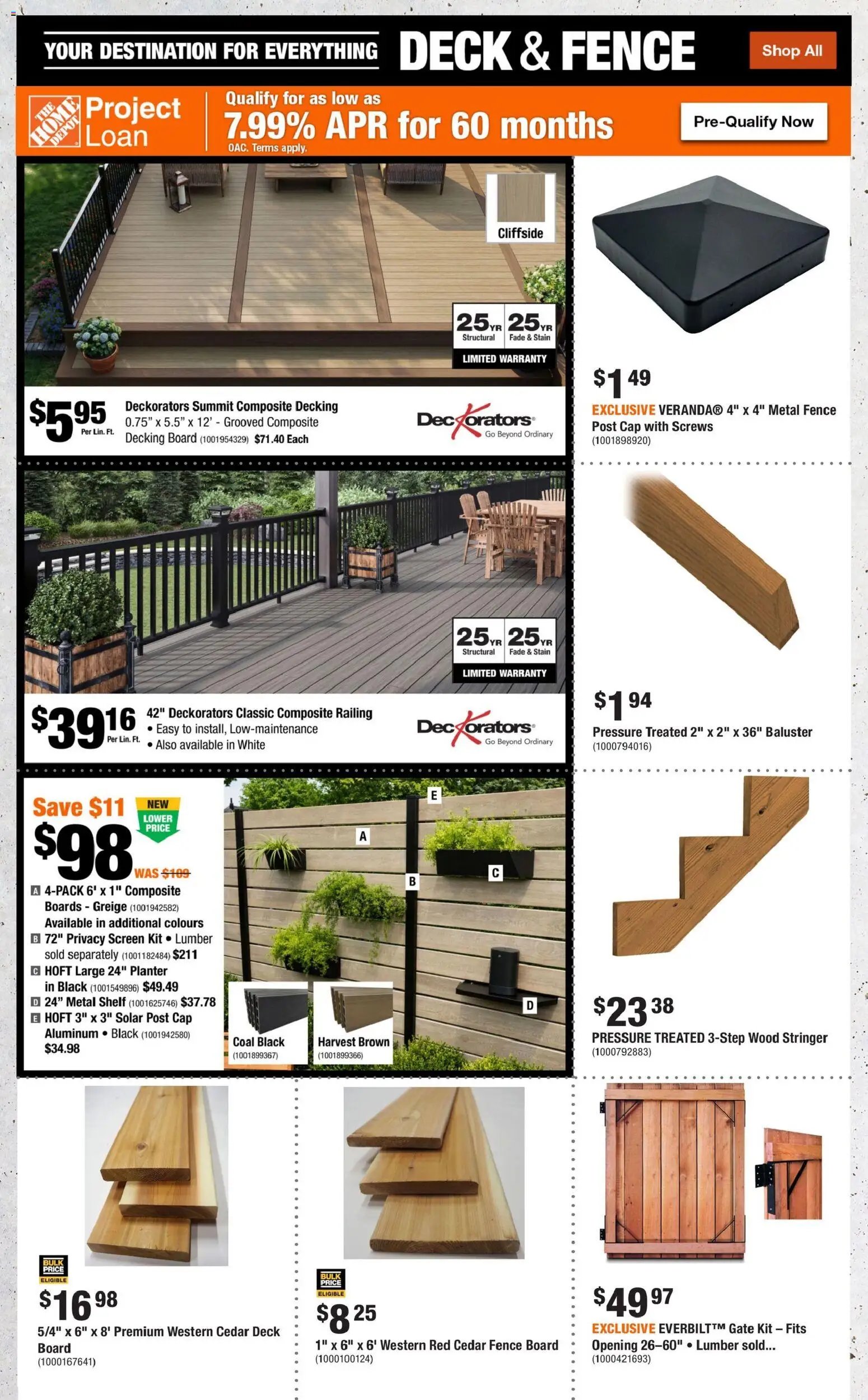 Home Depot weekly flyer / circulaire