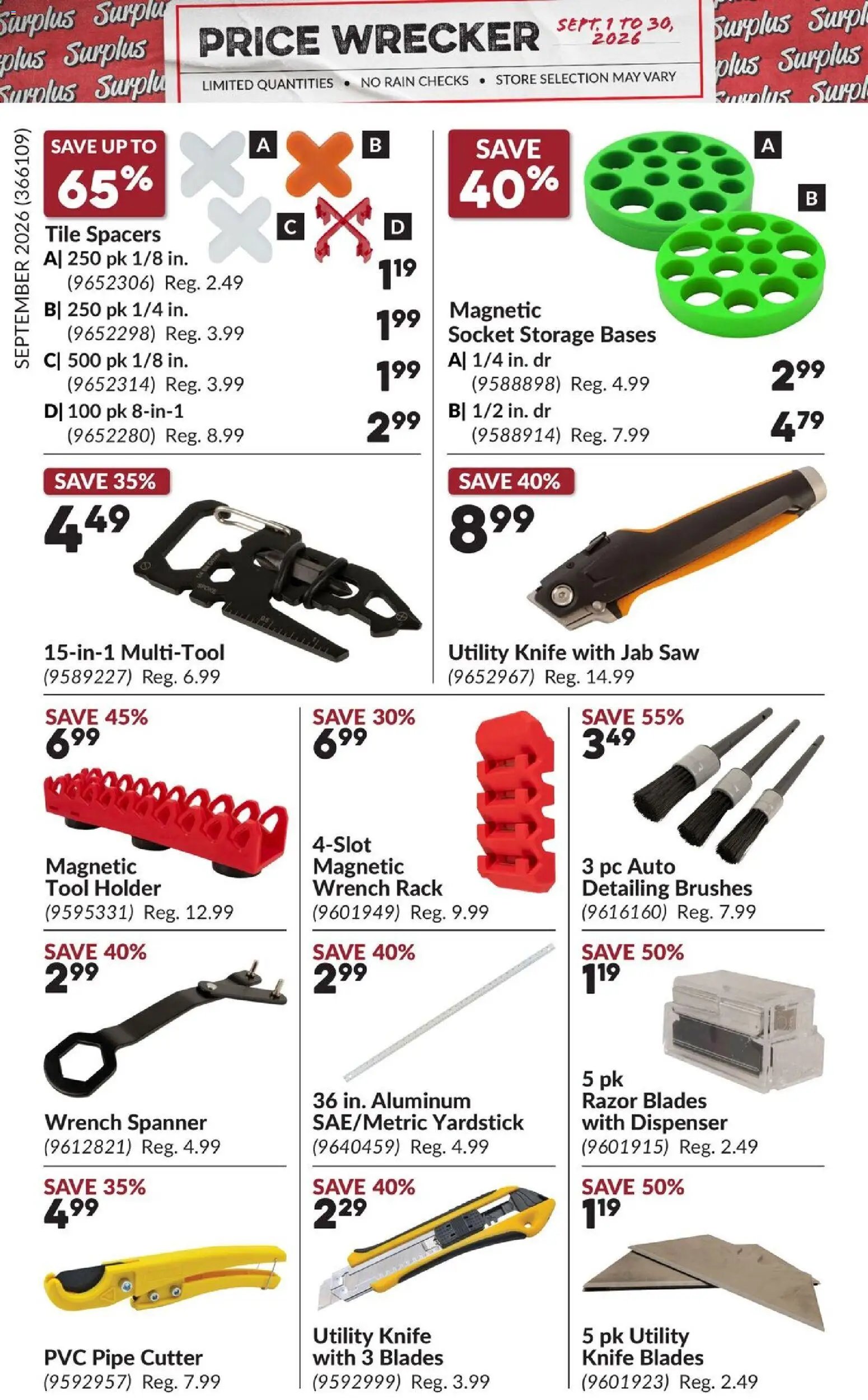 Princess Auto flyer- Price Wrecker