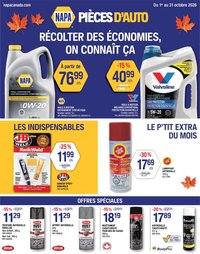 NAPA Auto Parts circulaire