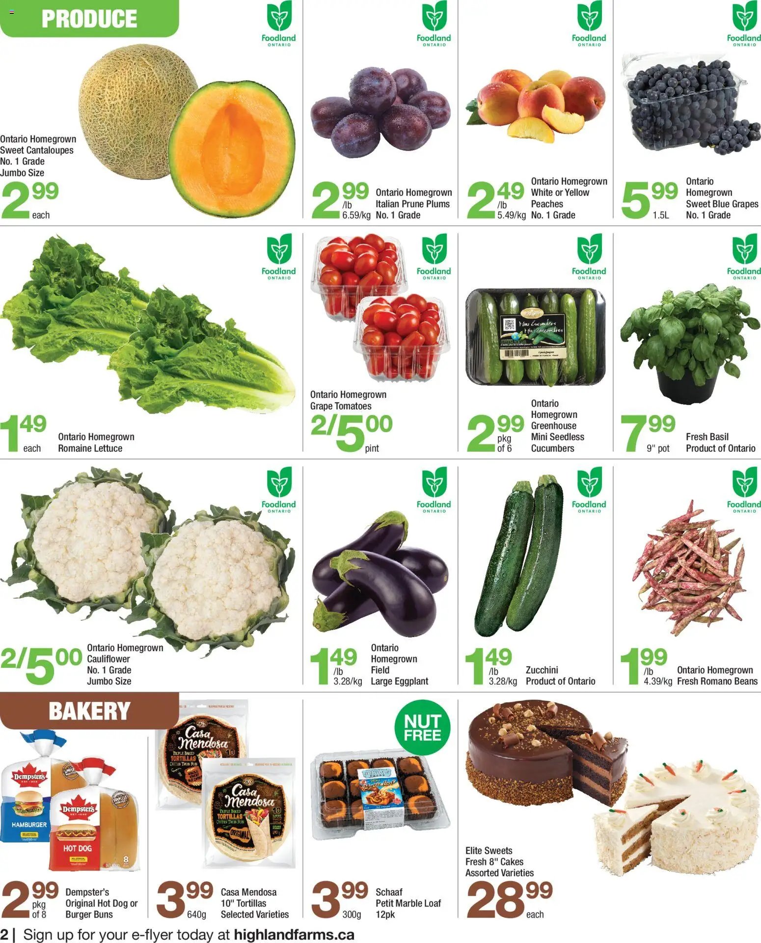 Highland Farms weekly flyer / circulaire