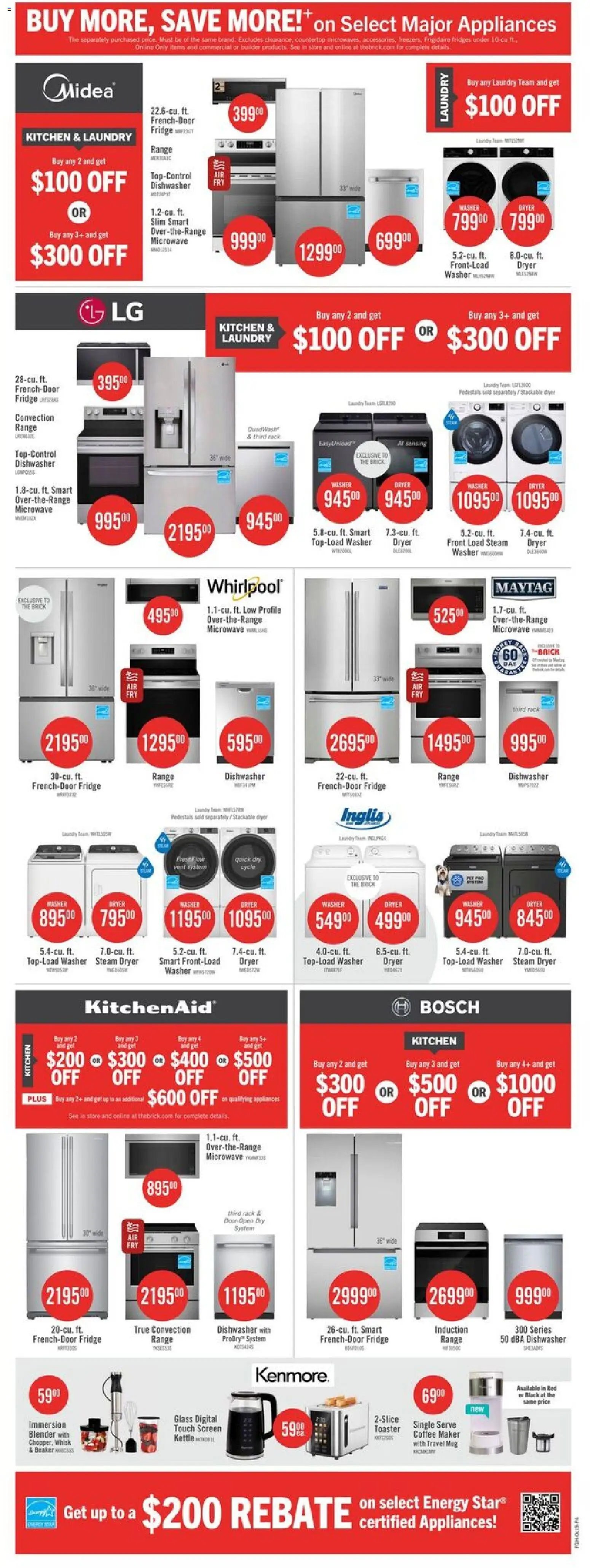 The Brick weekly flyer / circulaire