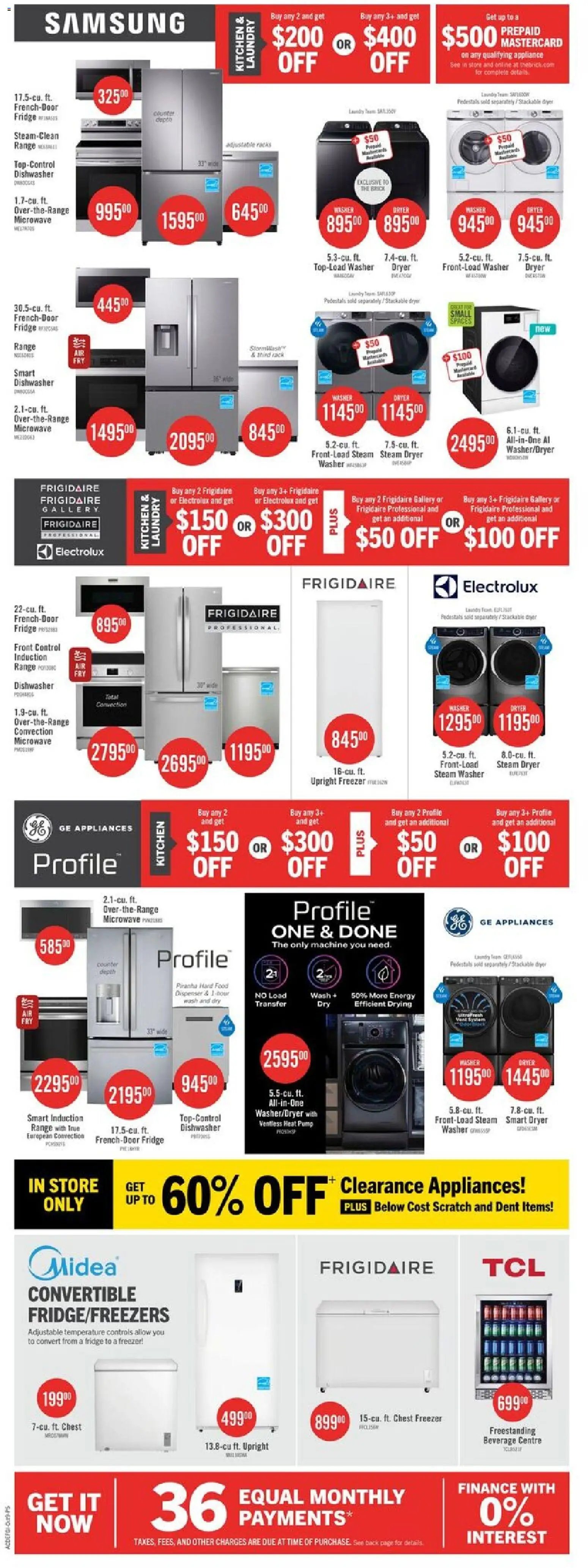 The Brick weekly flyer / circulaire