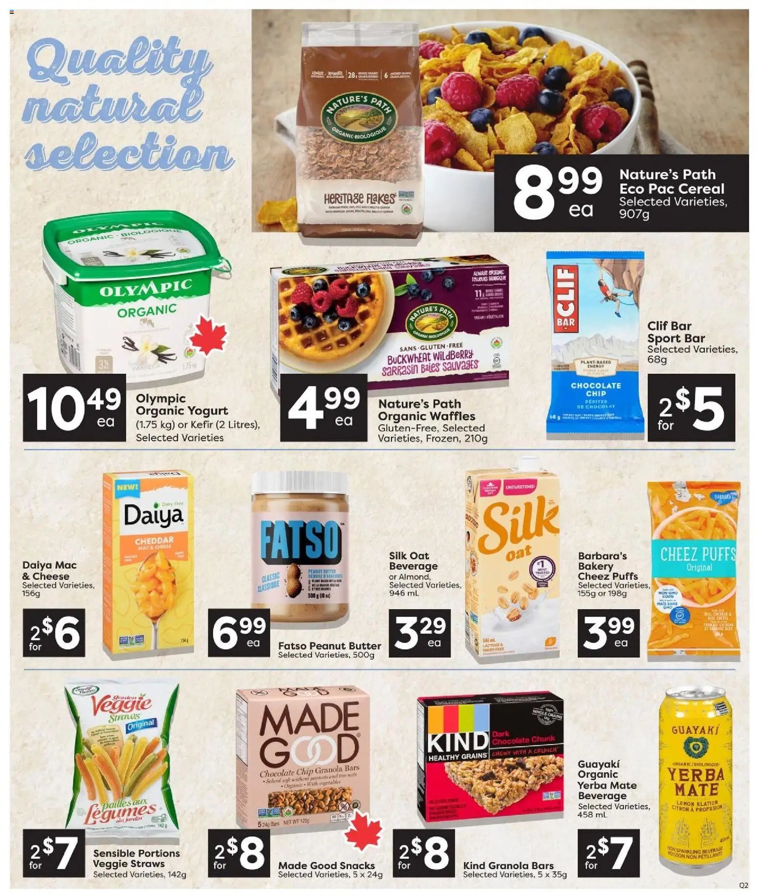 Quality Foods weekly flyer / circulaire