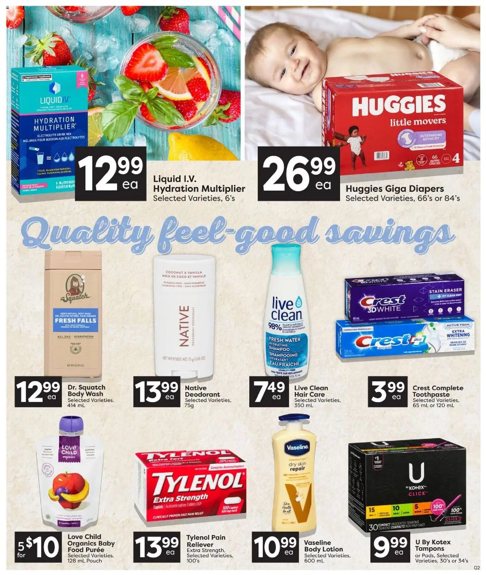Quality Foods weekly flyer / circulaire