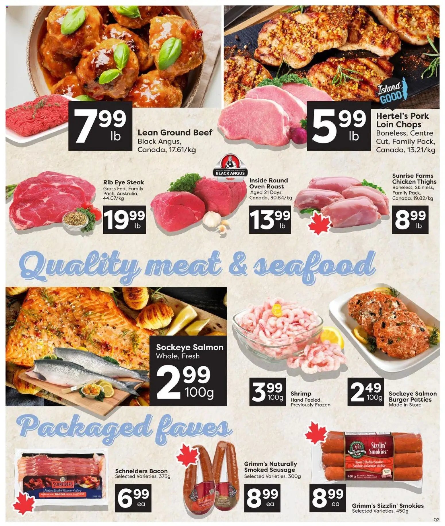 Quality Foods weekly flyer / circulaire
