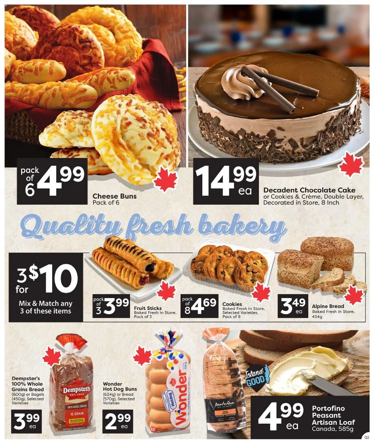 Quality Foods weekly flyer / circulaire