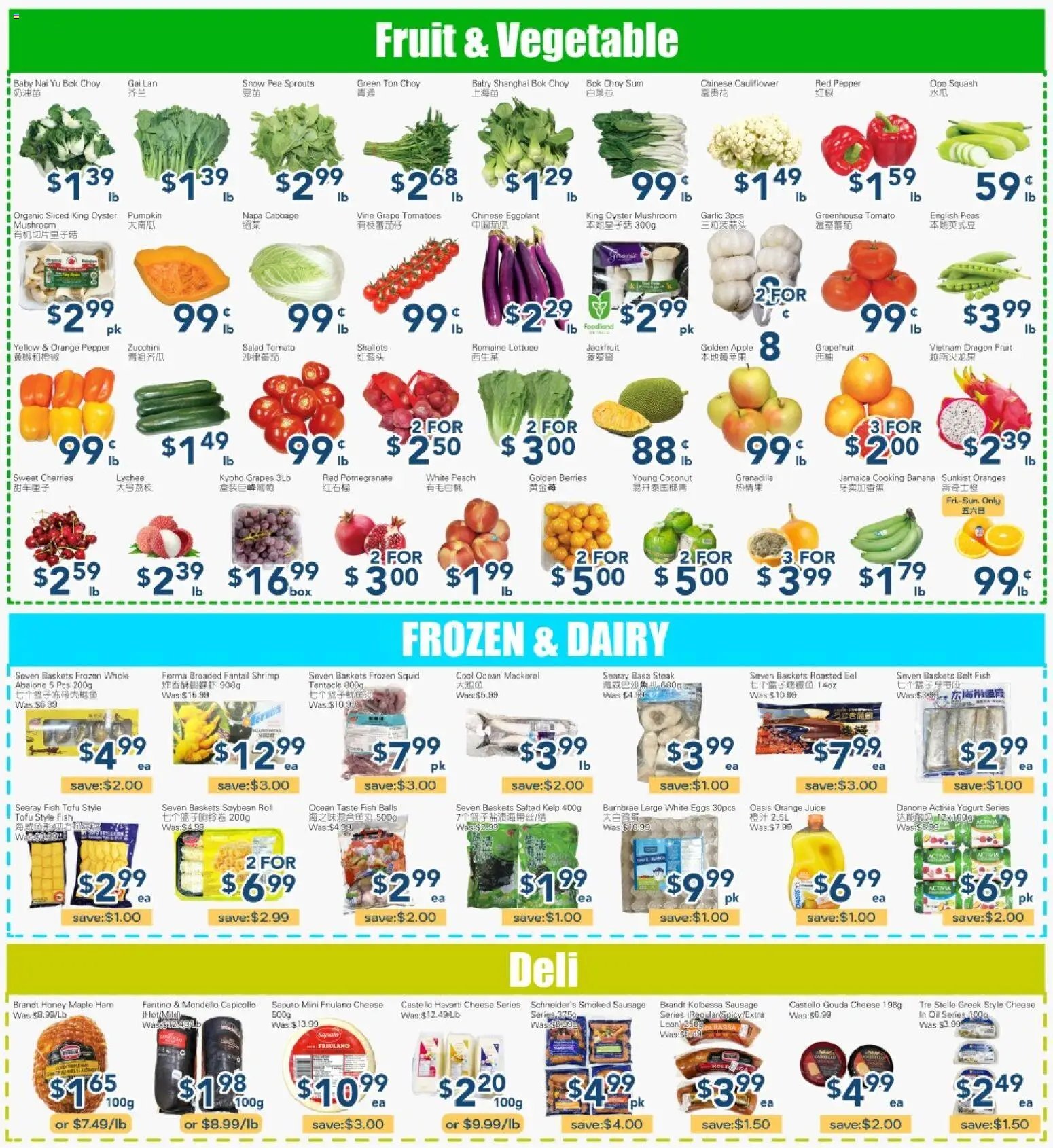 Oceans weekly flyer - Mississauga