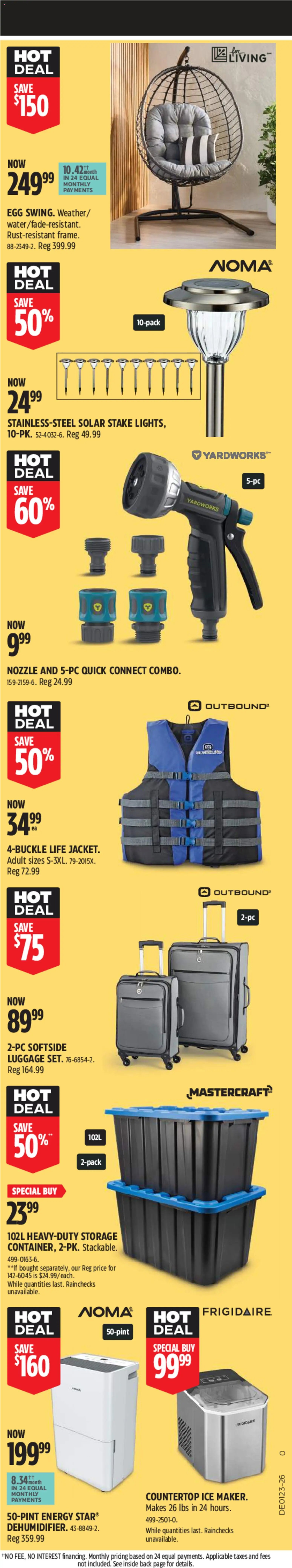 Canadian Tire - Summer Big Red Sale