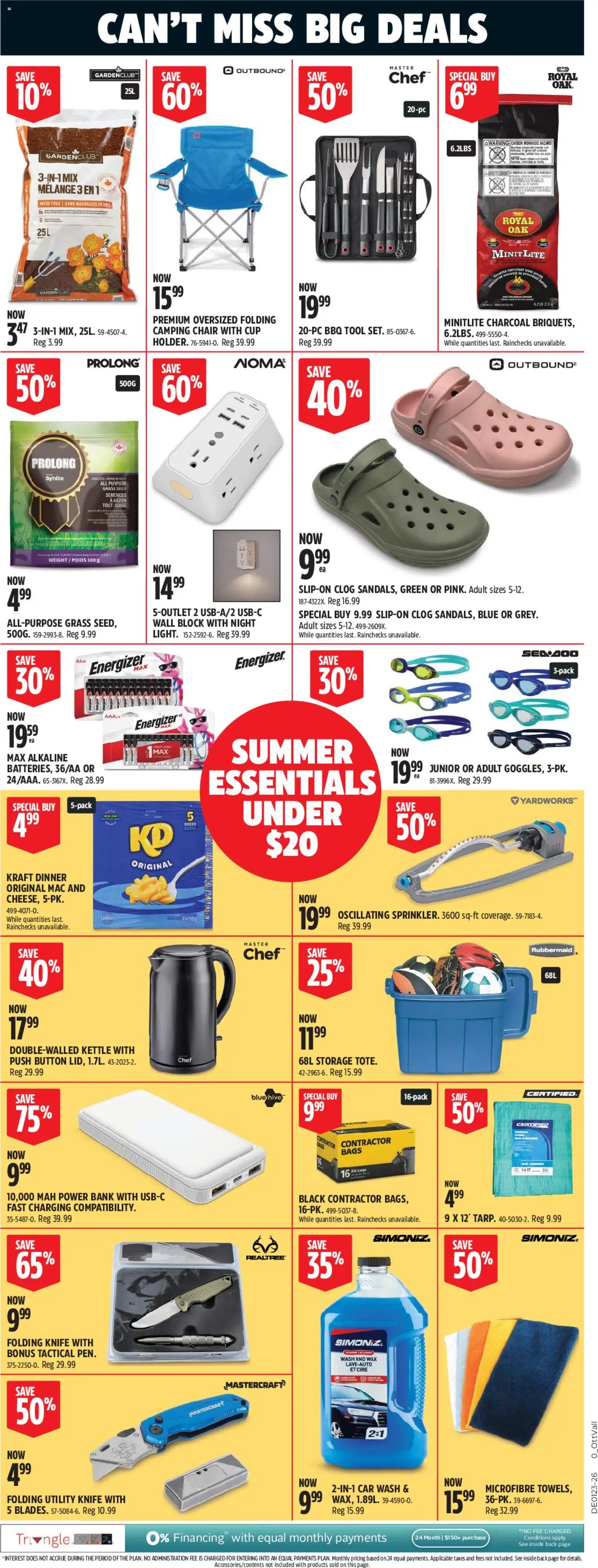 Canadian Tire - Summer Big Red Sale