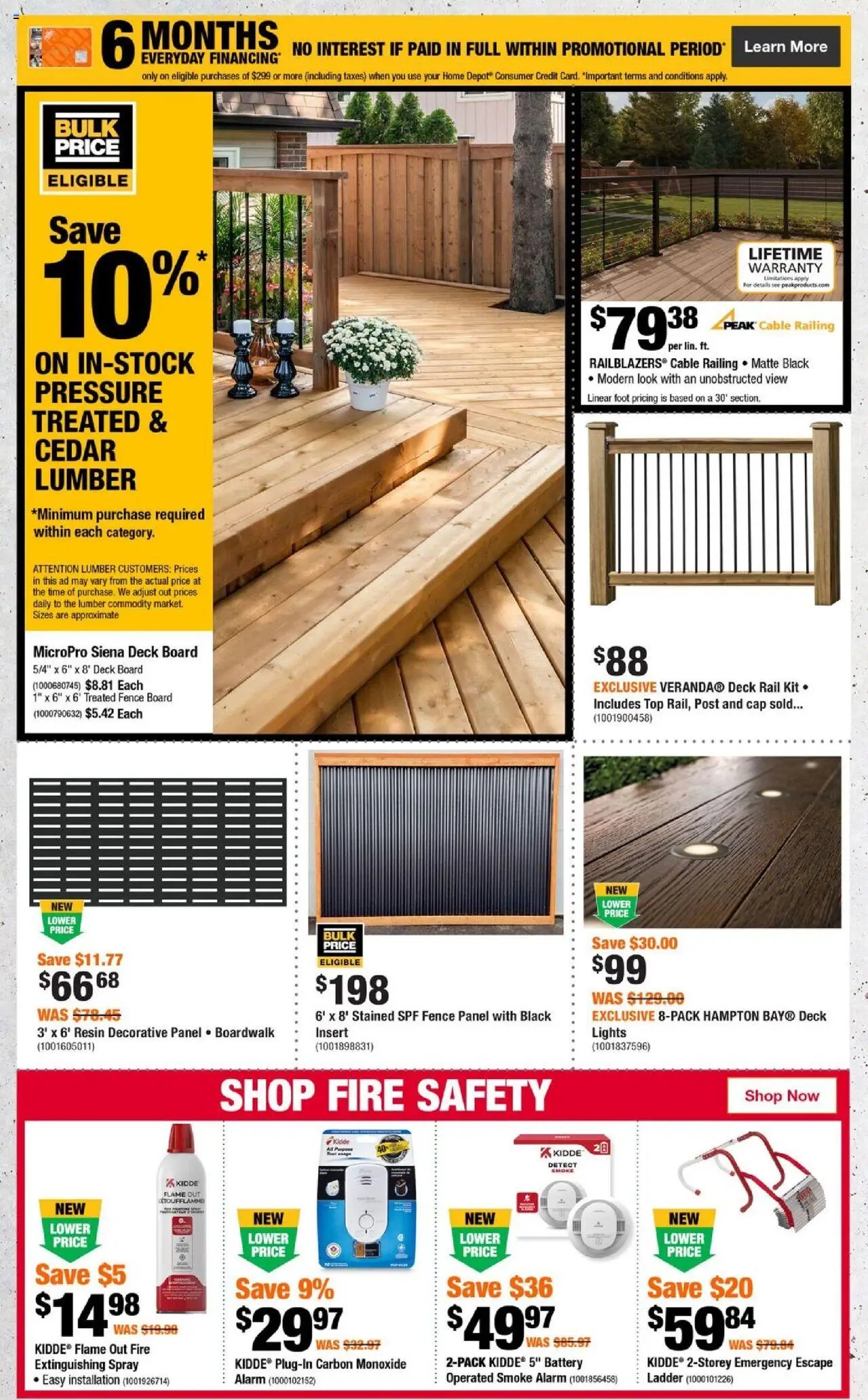 Home Depot flyer - BC