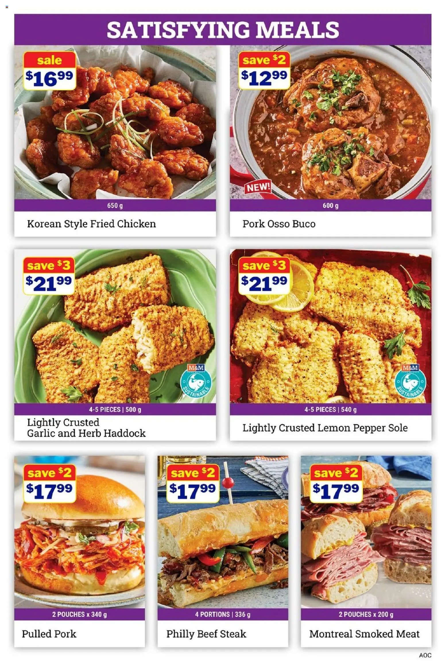 M&M Food Market weekly flyer / circulaire
