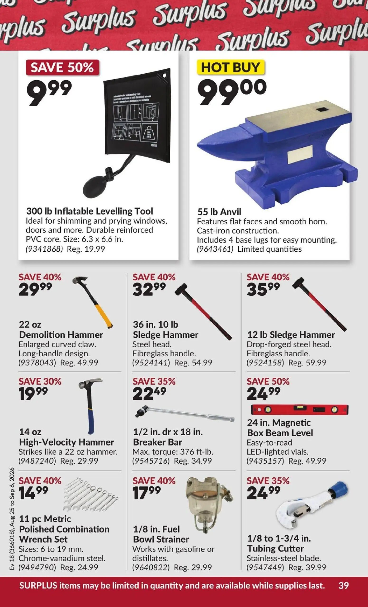 Princess Auto flyer - 2 Week Sale!