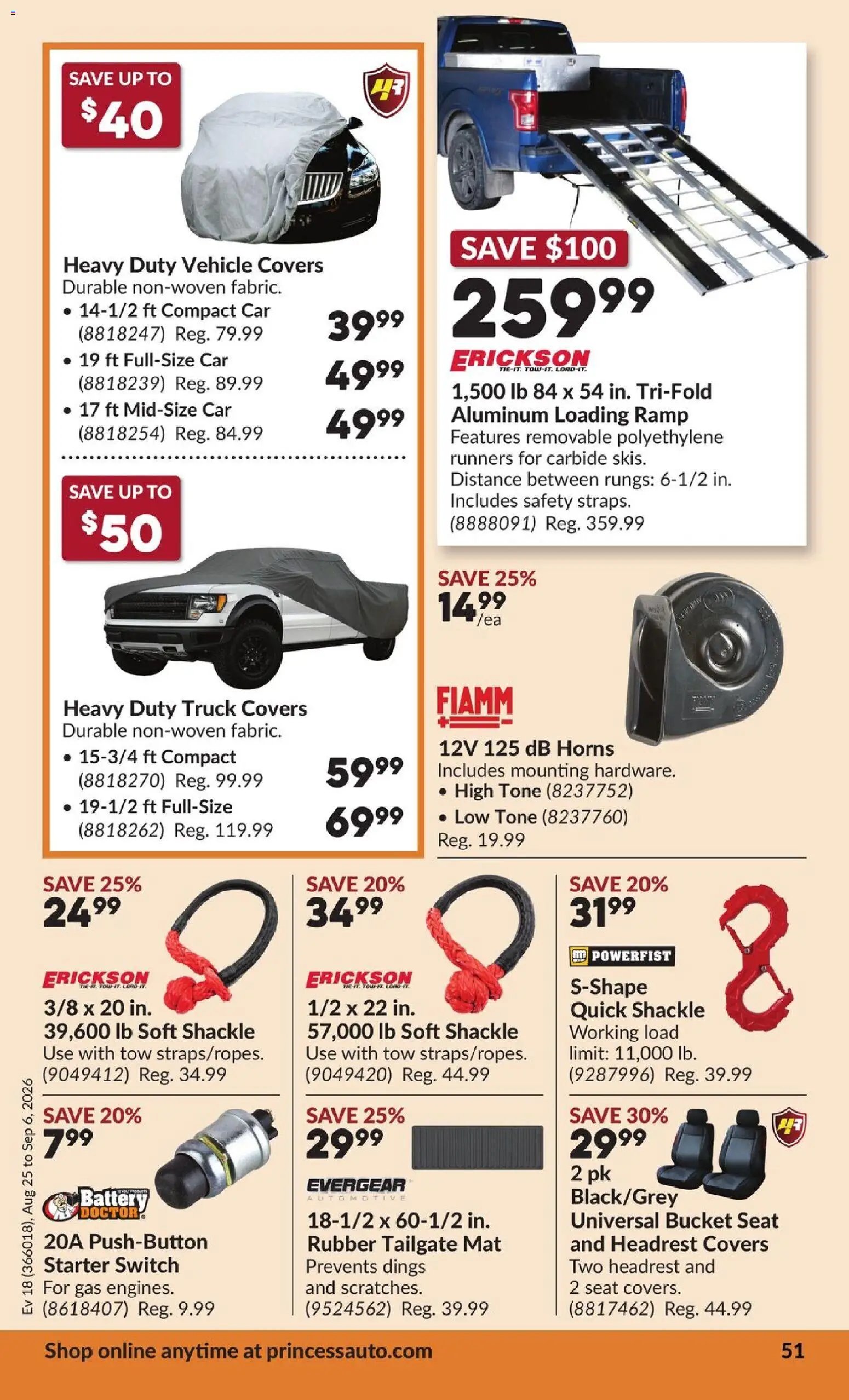 Princess Auto flyer - 2 Week Sale!