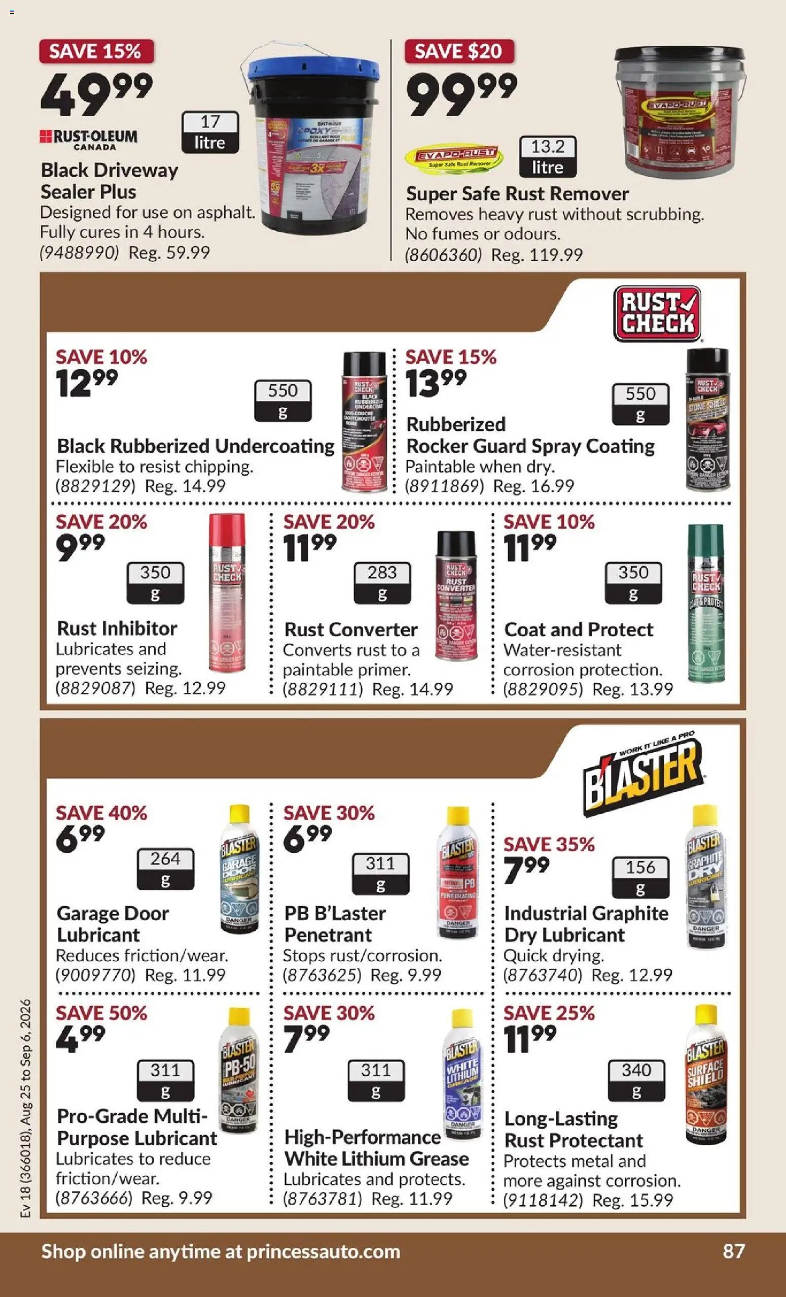 Princess Auto flyer - 2 Week Sale!