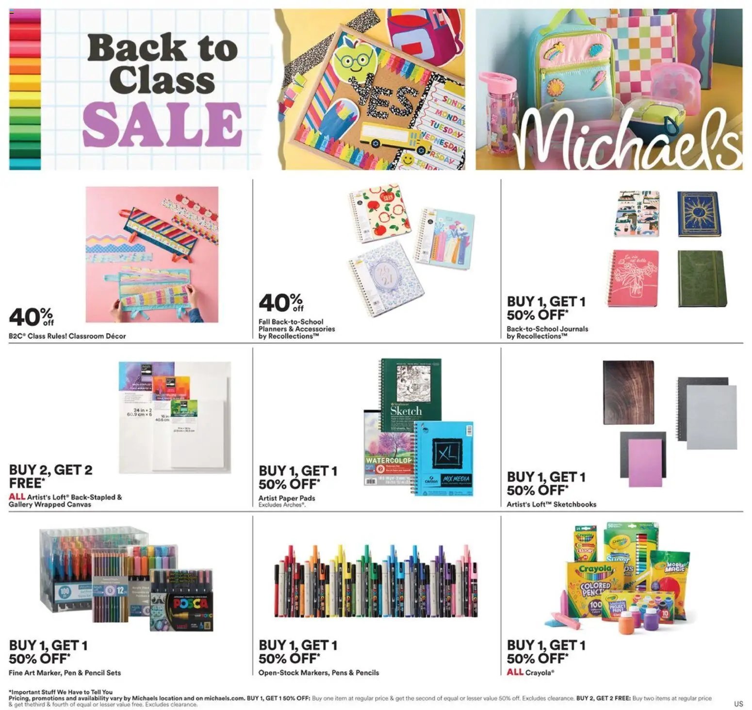 Michaels weekly flyer / circulaire