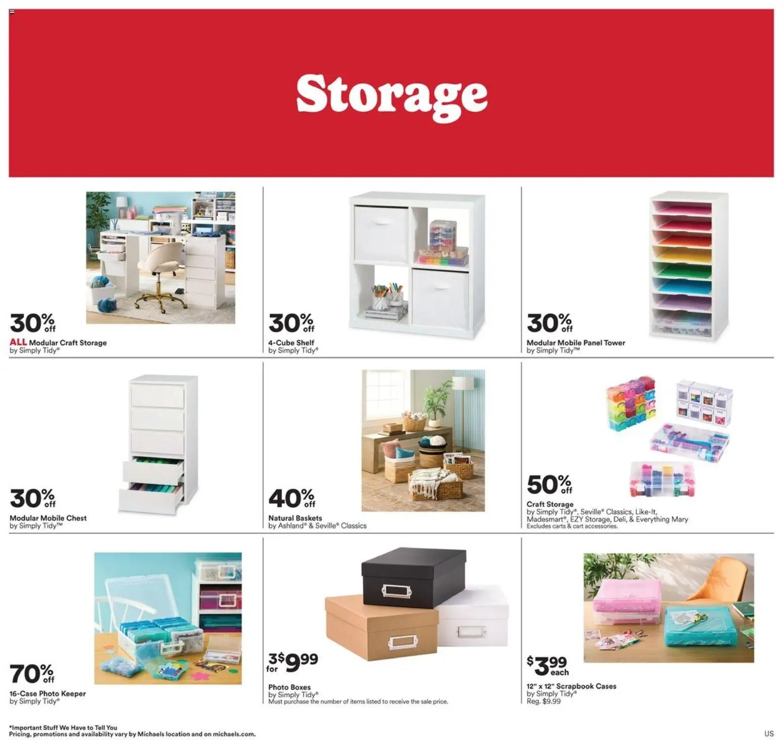 Michaels weekly flyer / circulaire