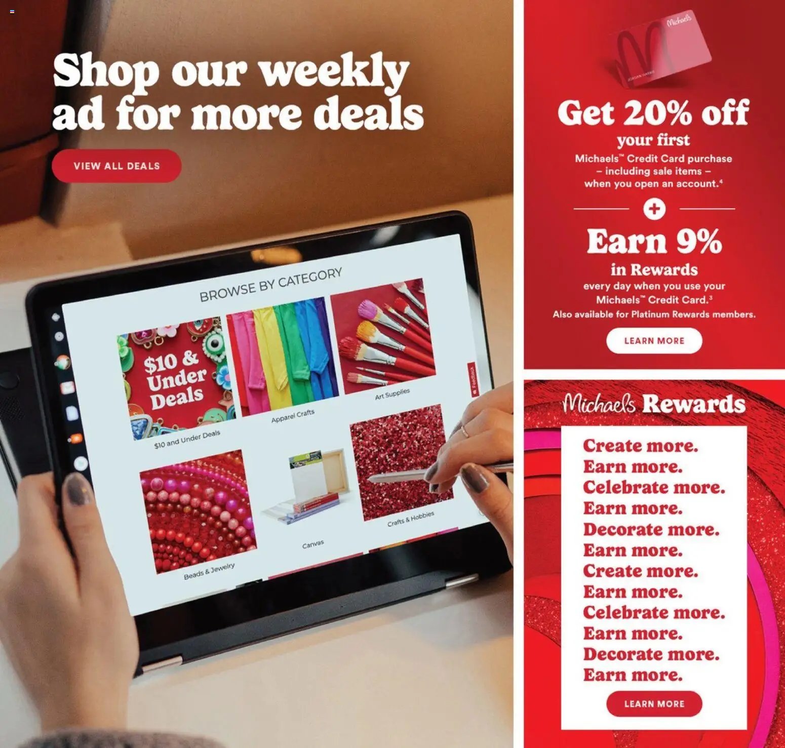 Michaels weekly flyer / circulaire