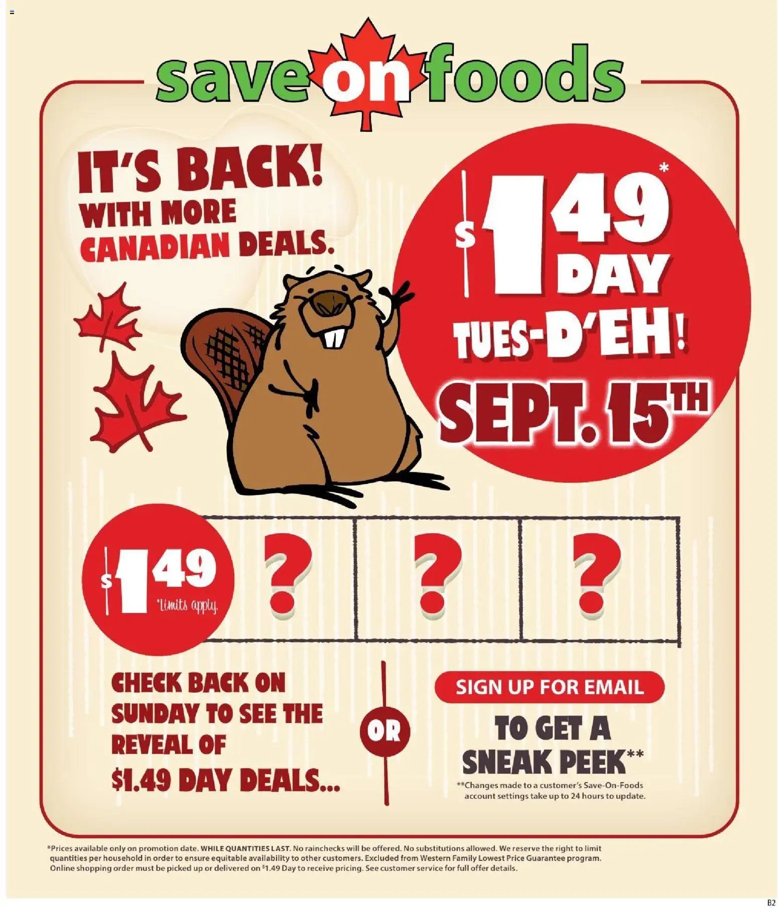 Save on foods weekly flyer / circulaire