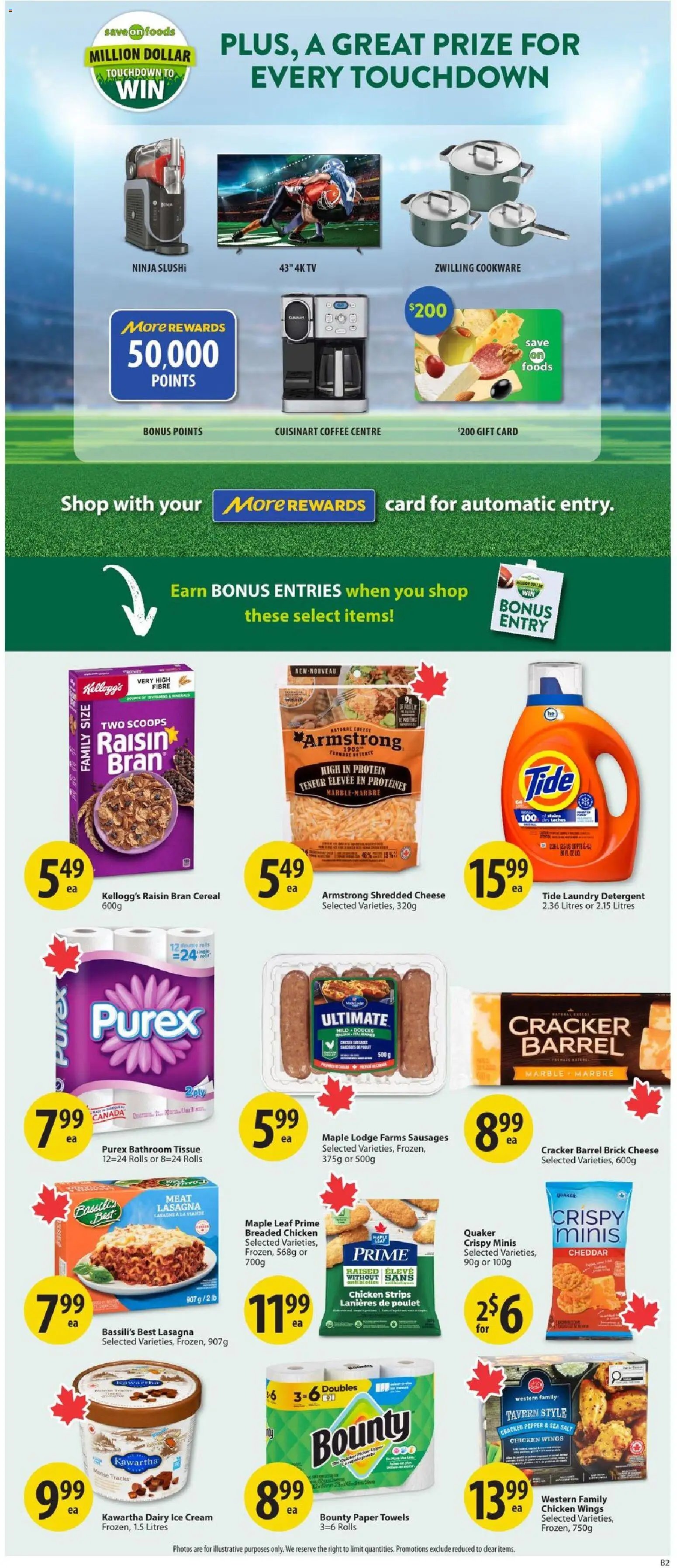 Save on foods weekly flyer / circulaire