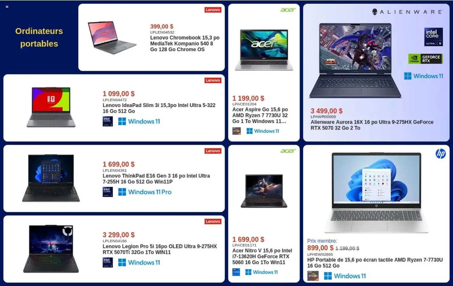 Canada Computers circulaire
