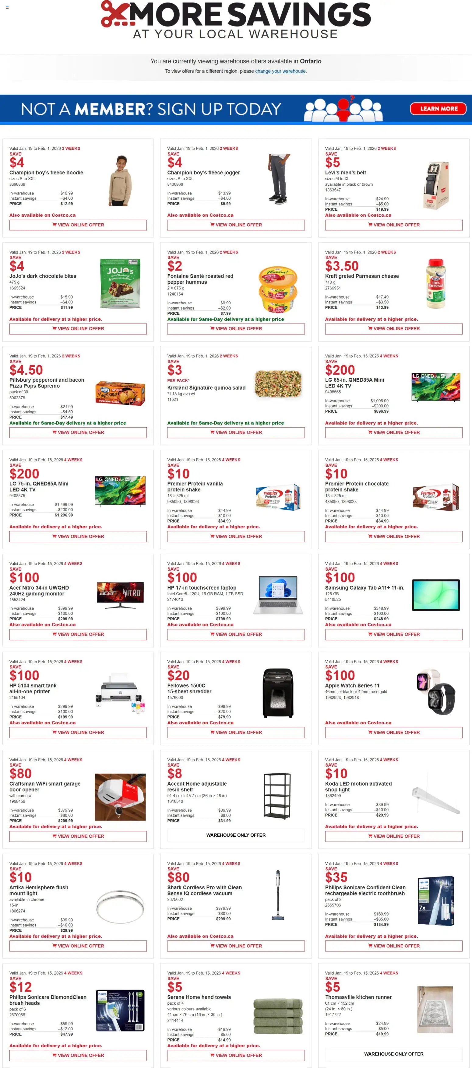 Costco weekly flyer
