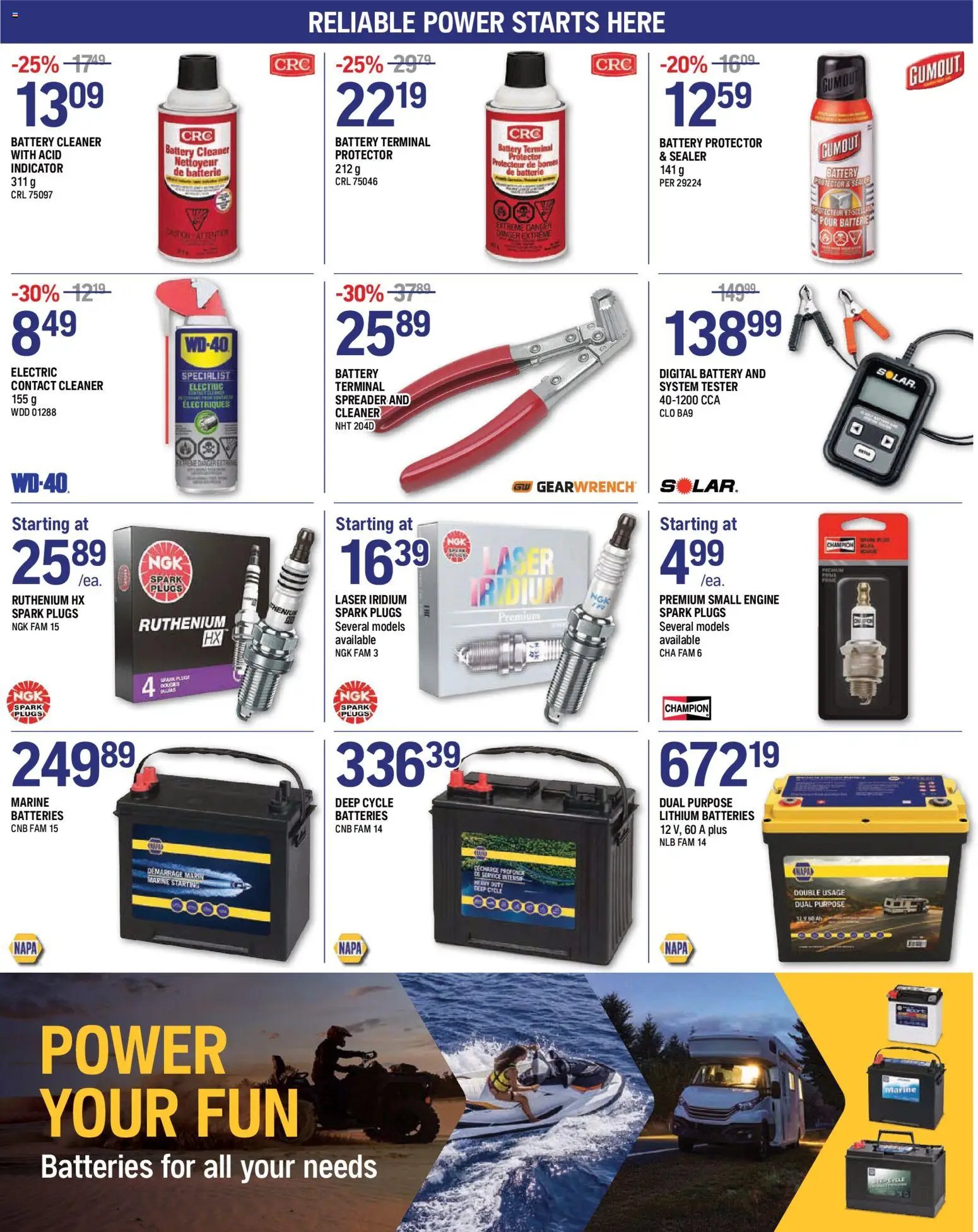 NAPA Auto Parts weekly flyer