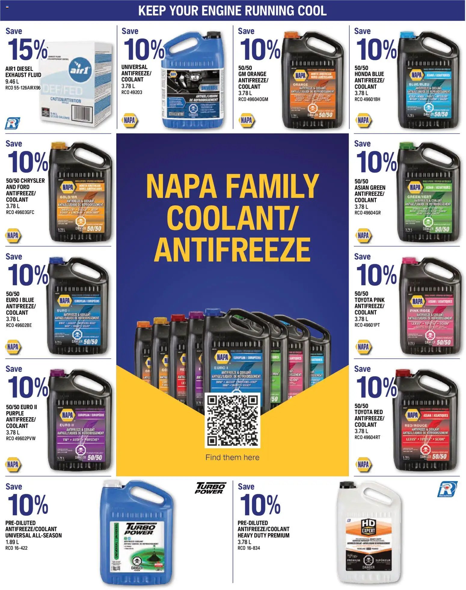 NAPA Auto Parts weekly flyer