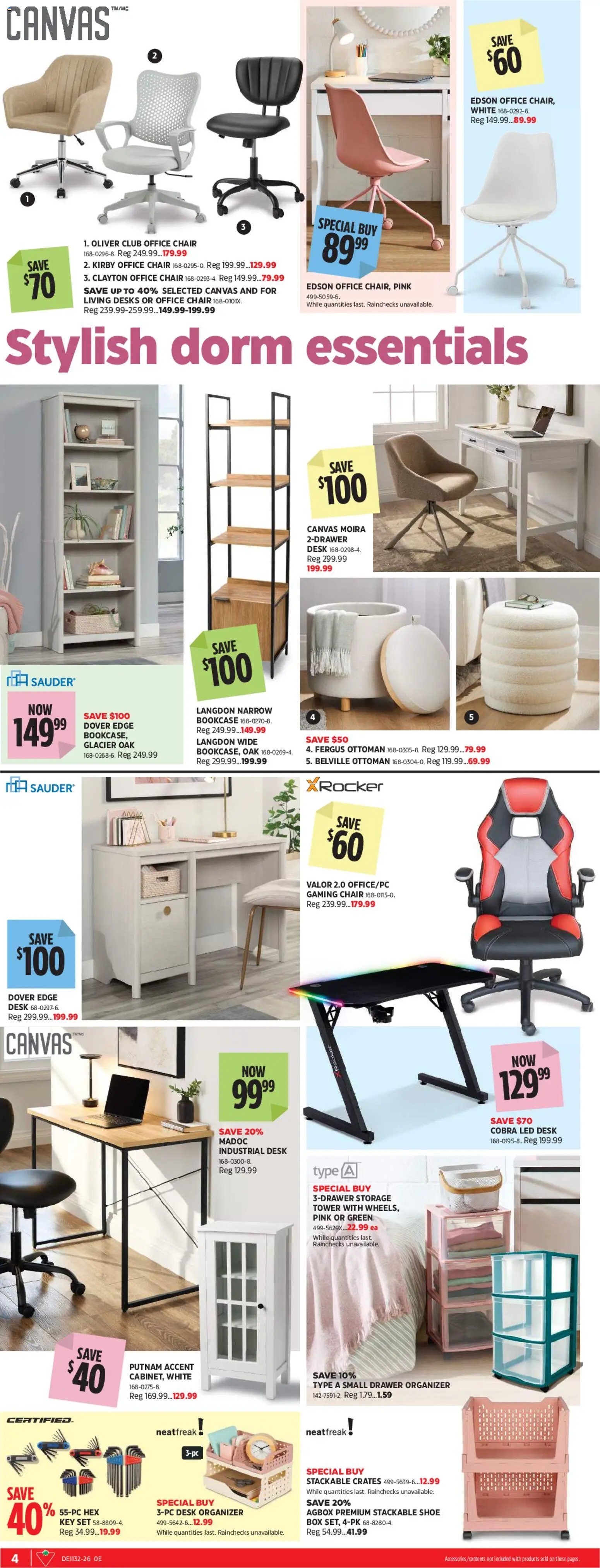 Canadian Tire flyer - Back To Class