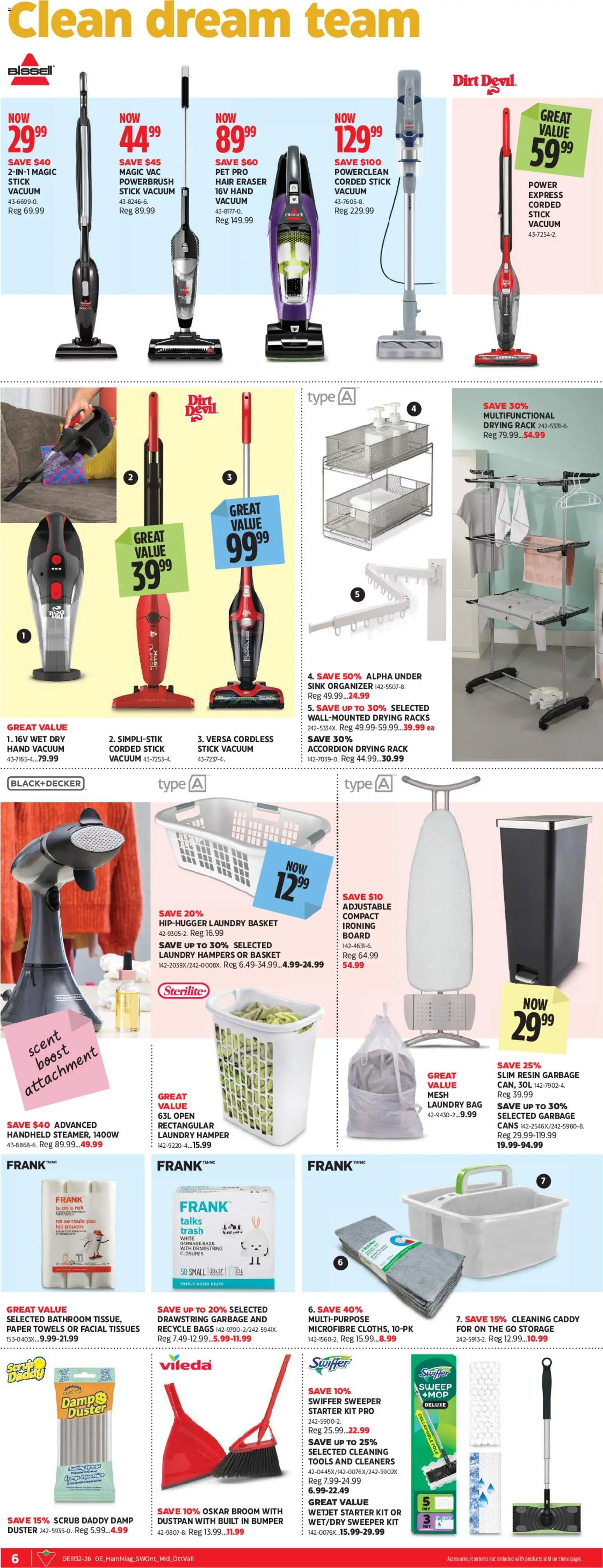 Canadian Tire flyer - Back To Class