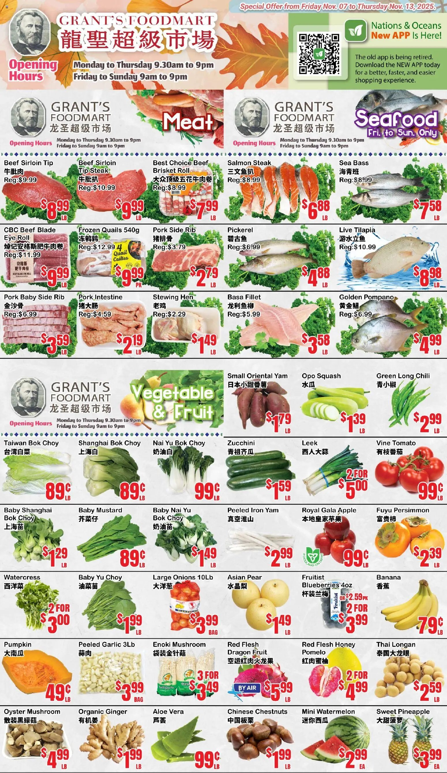 Oceans flyer - Grant’s Foodmart