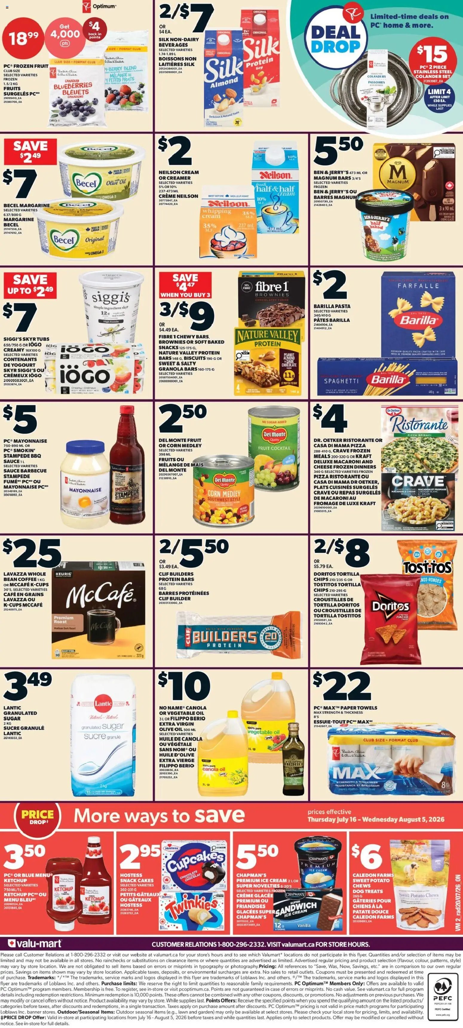 Valu Mart weekly flyer
