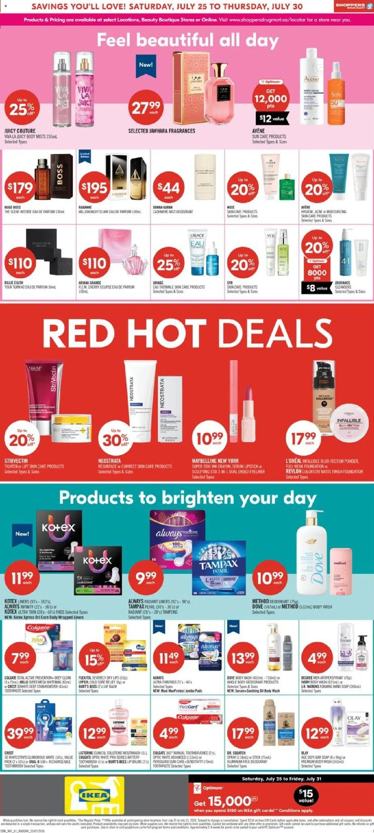 Shoppers weekly flyer / circulaire