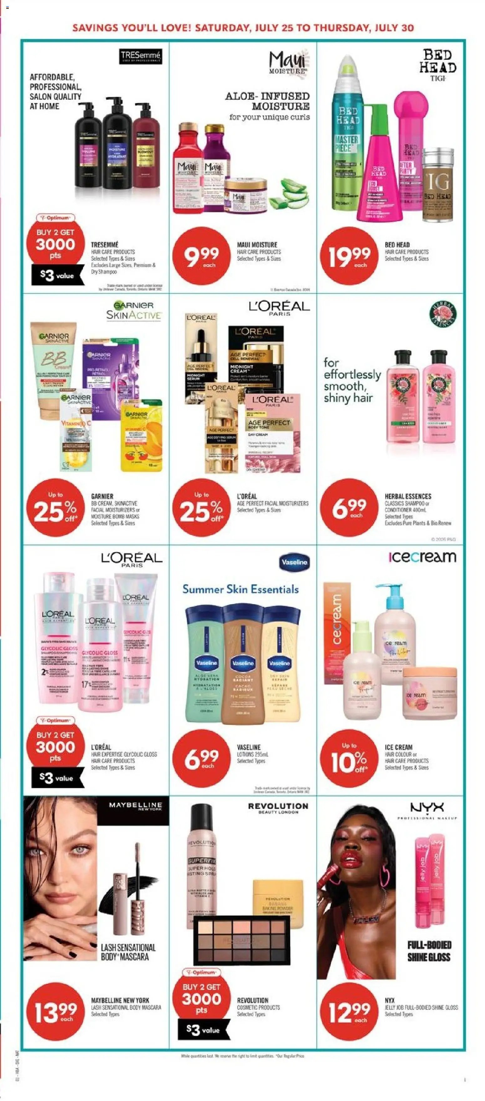 Shoppers weekly flyer / circulaire